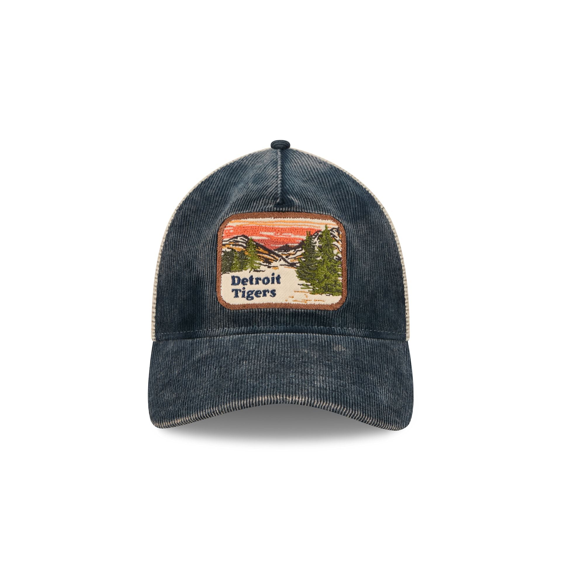 Alternative view of Detroit Tigers Vintage Landscape 9Twenty A-Frame Trucker Hat