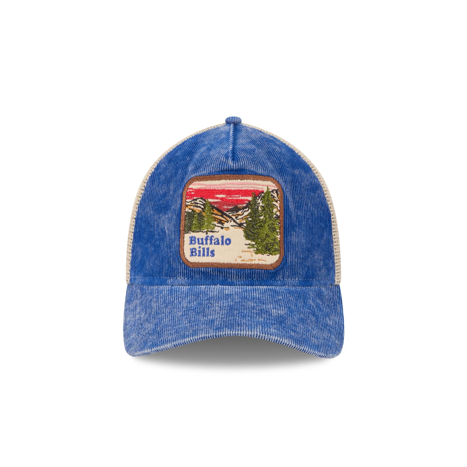 Alternative view of Buffalo Bills Vintage Landscape 9Twenty A-Frame Trucker Hat