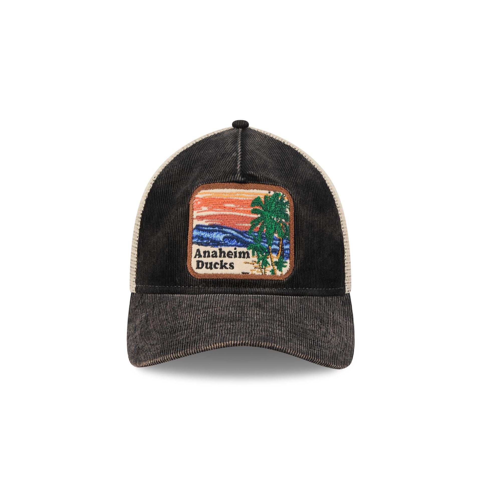 Alternative view of Anaheim Ducks Vintage Landscape 9Twenty A-Frame Trucker Hat