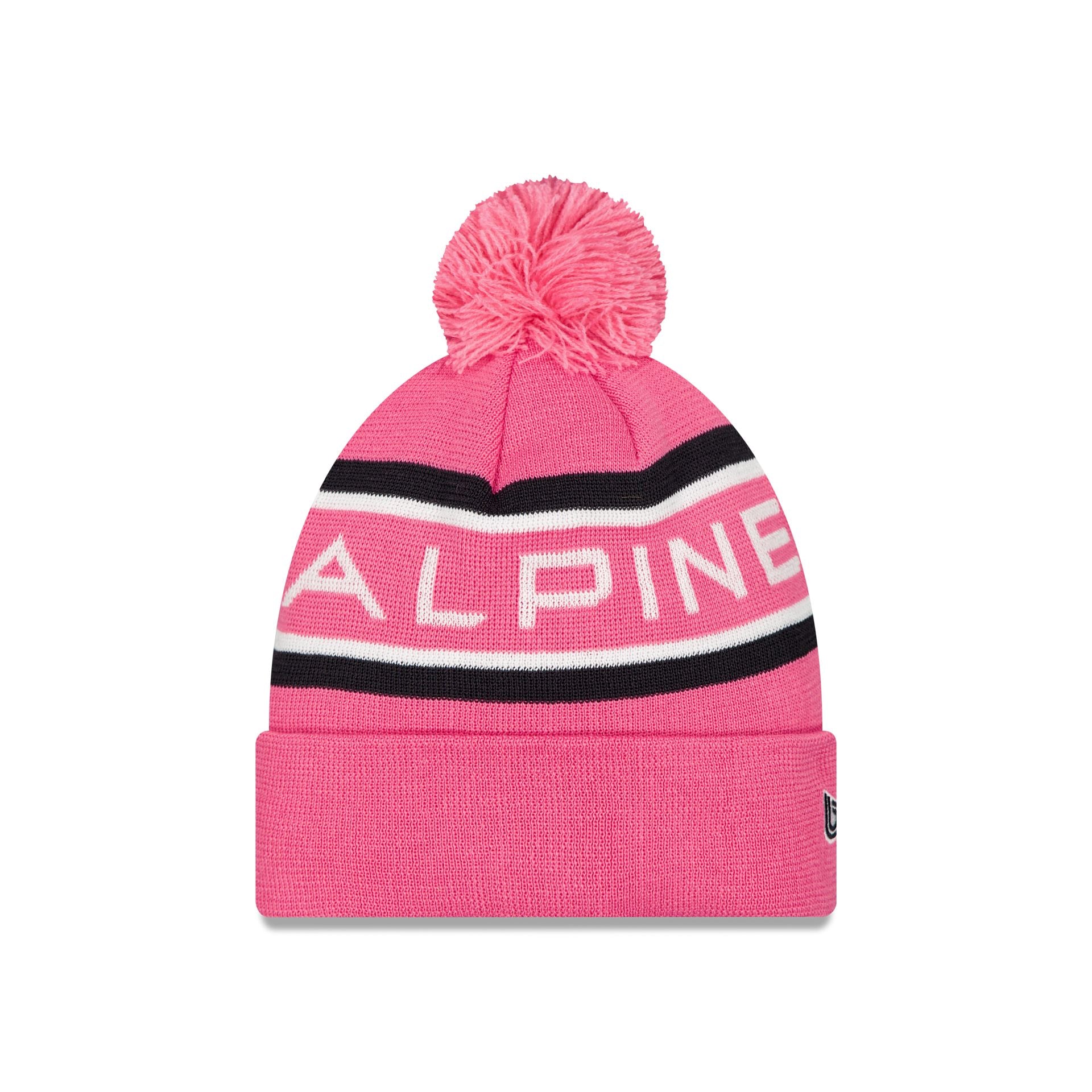 Alternative view of Bwt Alpine F1 Team Pop Pink Pom Knit Hat