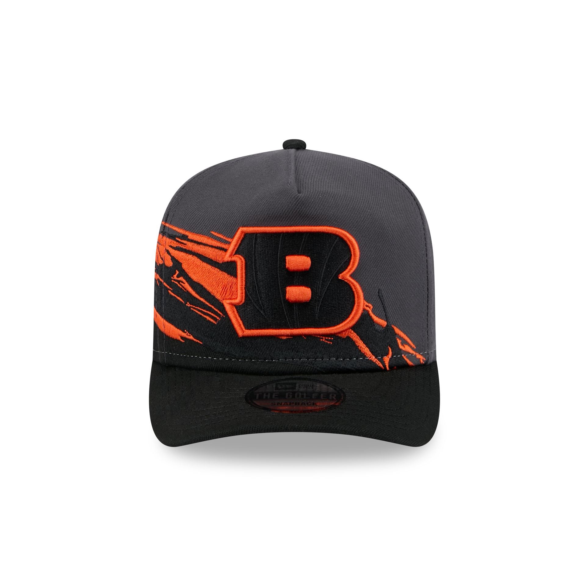 Alternative view of Cincinnati Bengals Graphite Brushstroke Golfer Hat