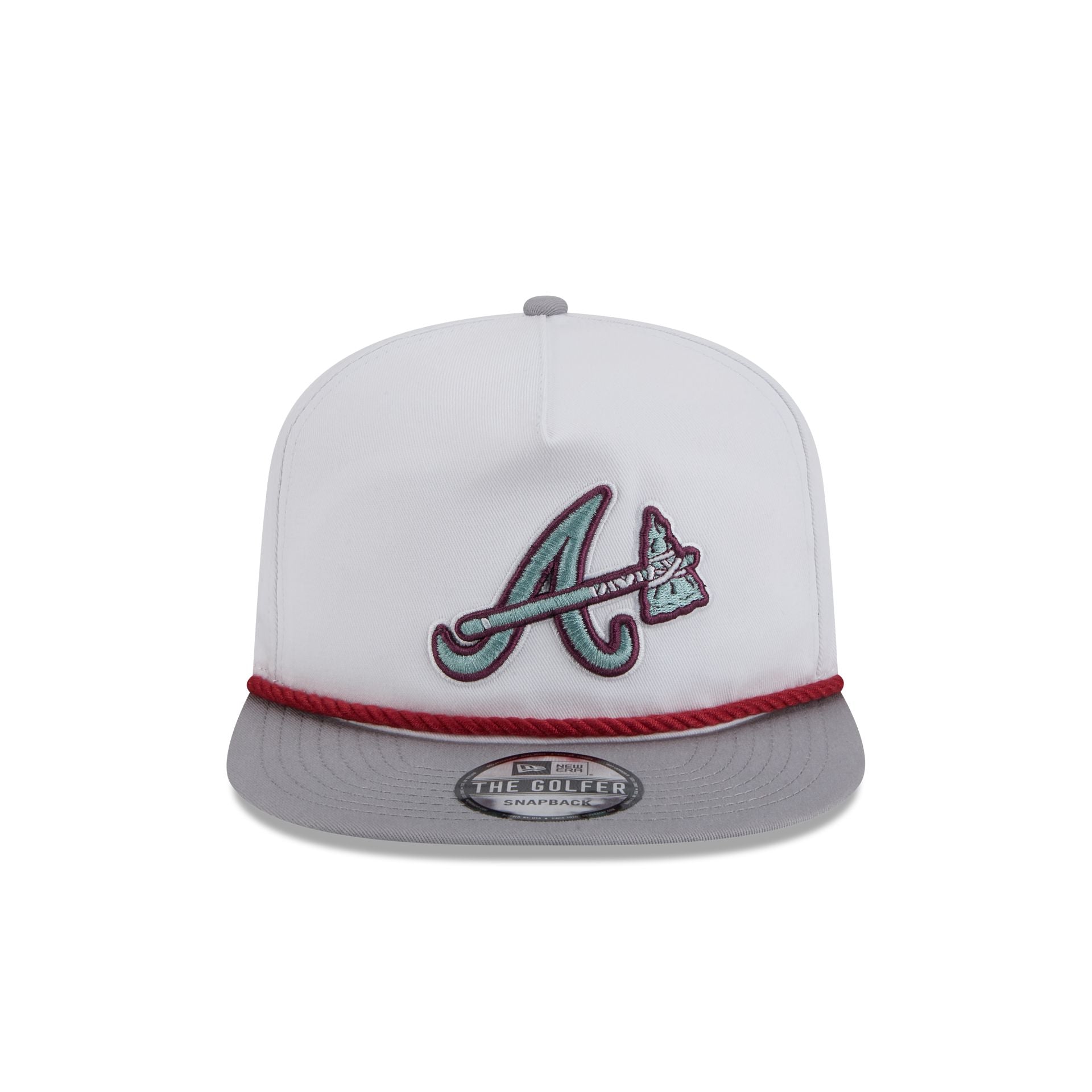 Alternative view of Atlanta Braves Optic White Golfer Hat
