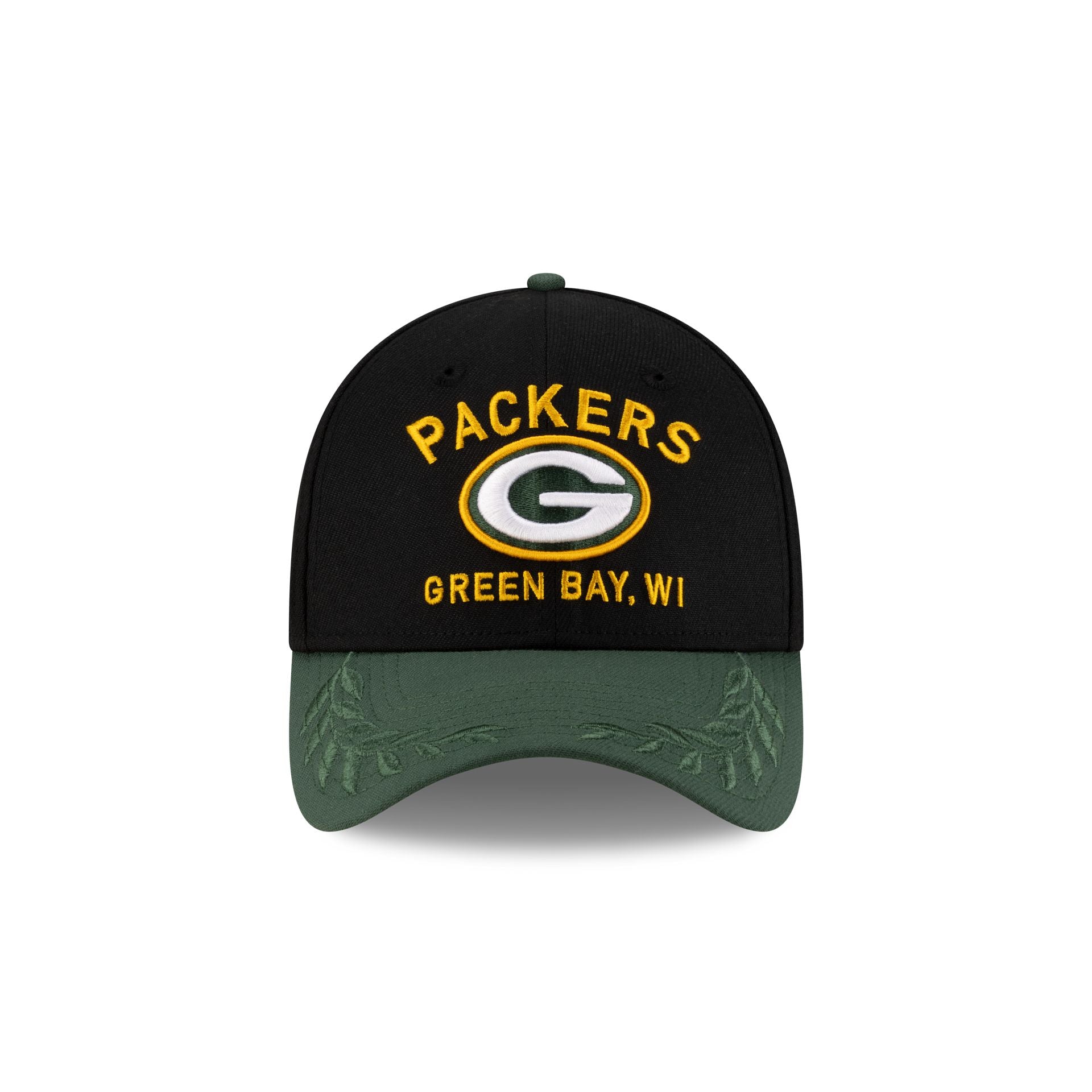 Alternative view of Green Bay Packers 2025 Draft 39Thirty Stretch Fit Hat