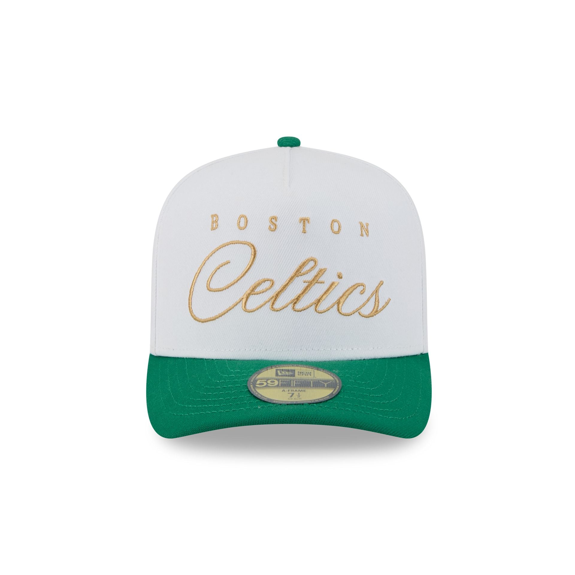 Alternative view of Boston Celtics 2025 Draft 59Fifty A-Frame Fitted Hat