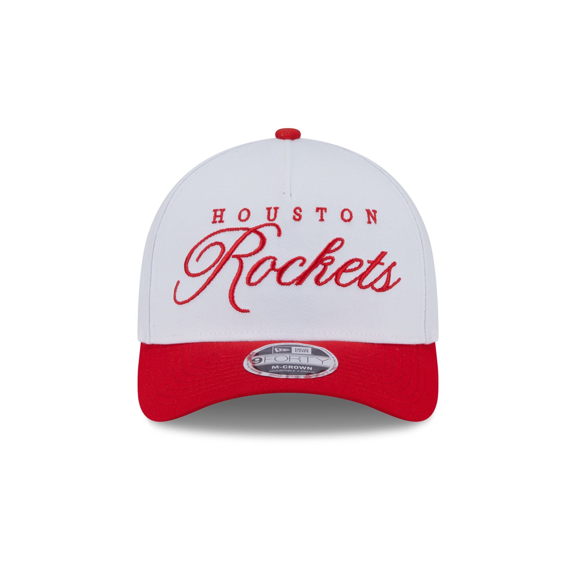 Alternative view of Houston Rockets 2025 Draft 9Forty M-Crown A-Frame Snapback Hat
