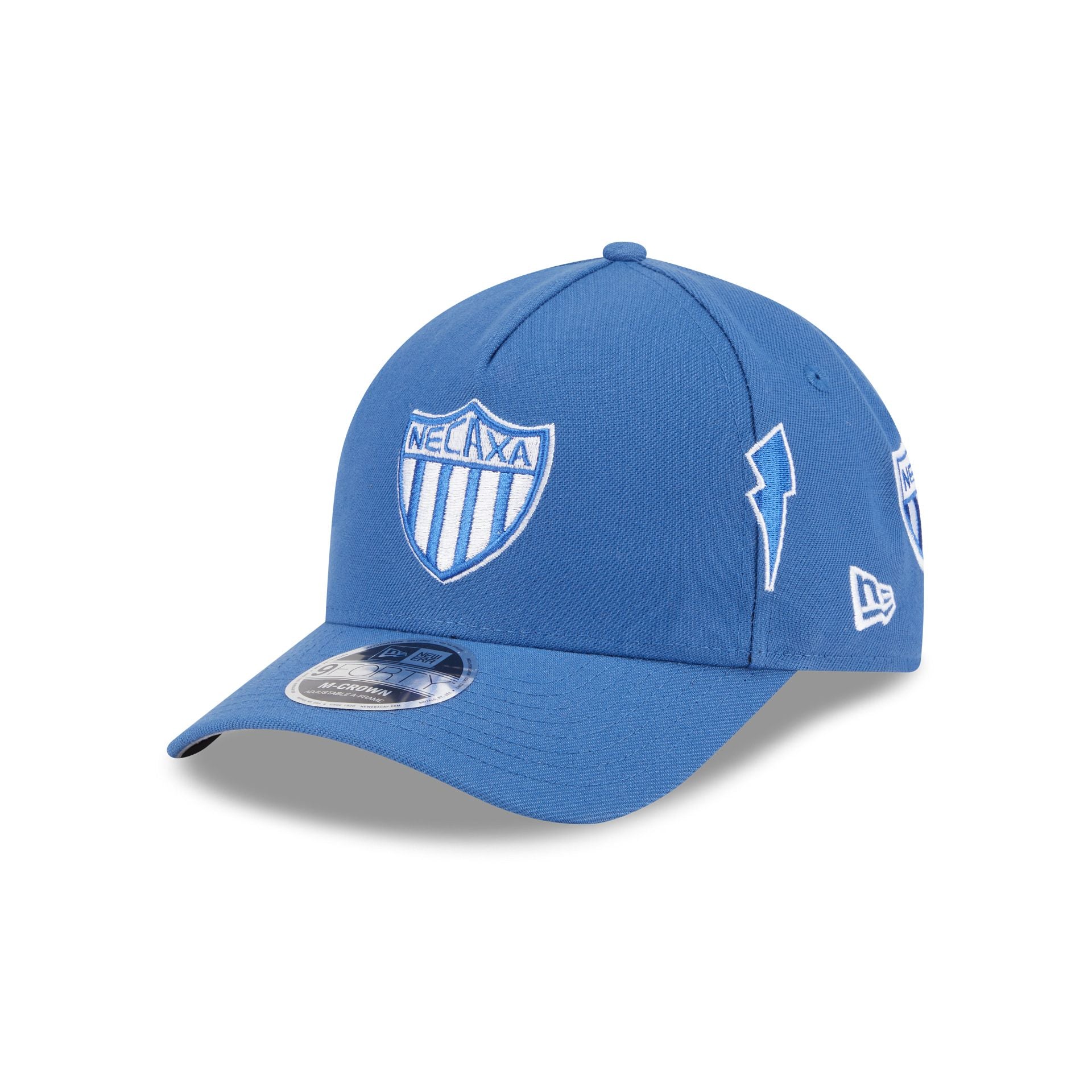 Club Necaxa Indigo 9Forty M-Crown A-Frame Trucker Hat - Image 3