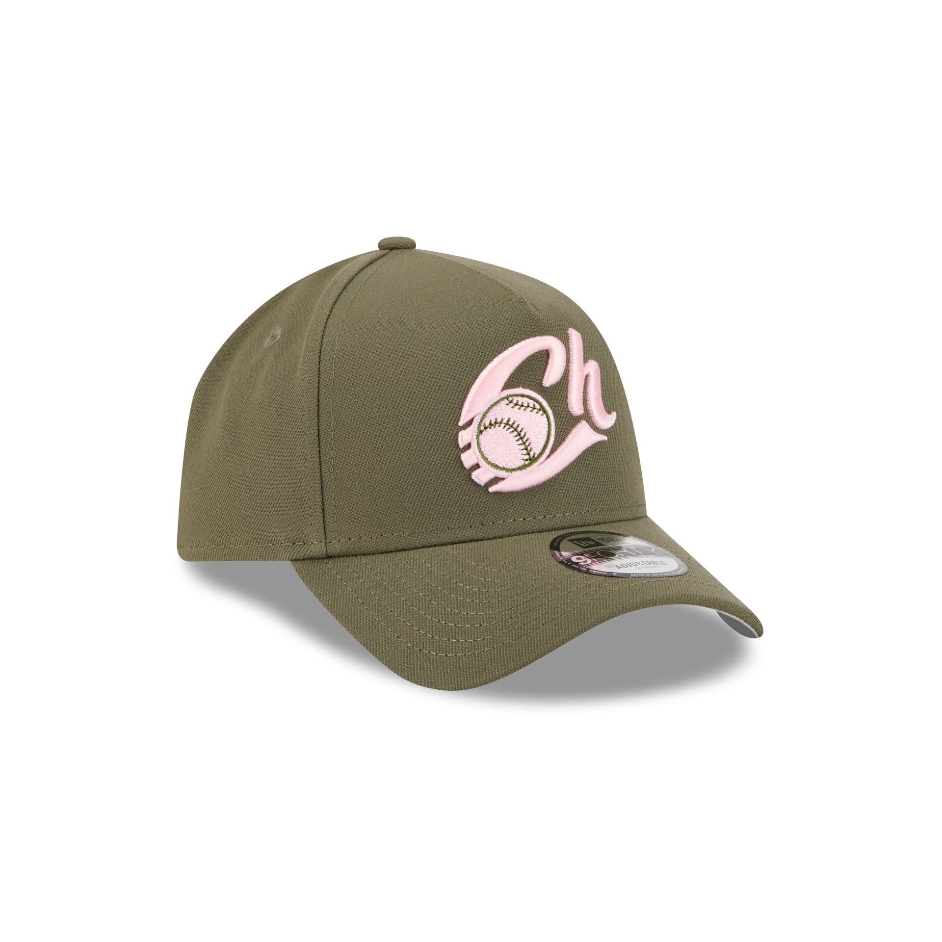 Charros De Jalisco Olive 9Forty A-Frame Snapback Hat - Image 3