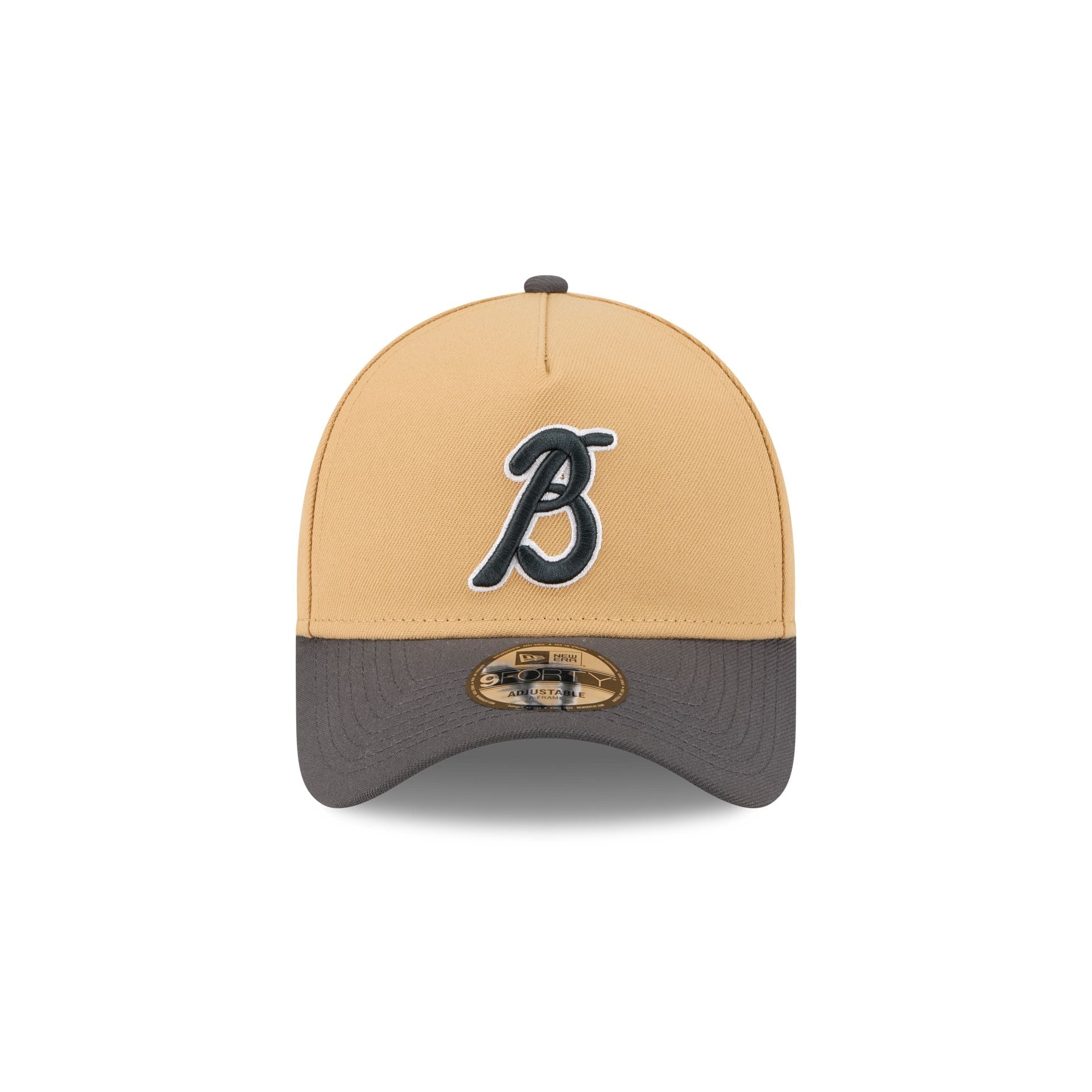 Alternative view of Bravos De LeóN Bronze 9Forty A-Frame Snapback Hat