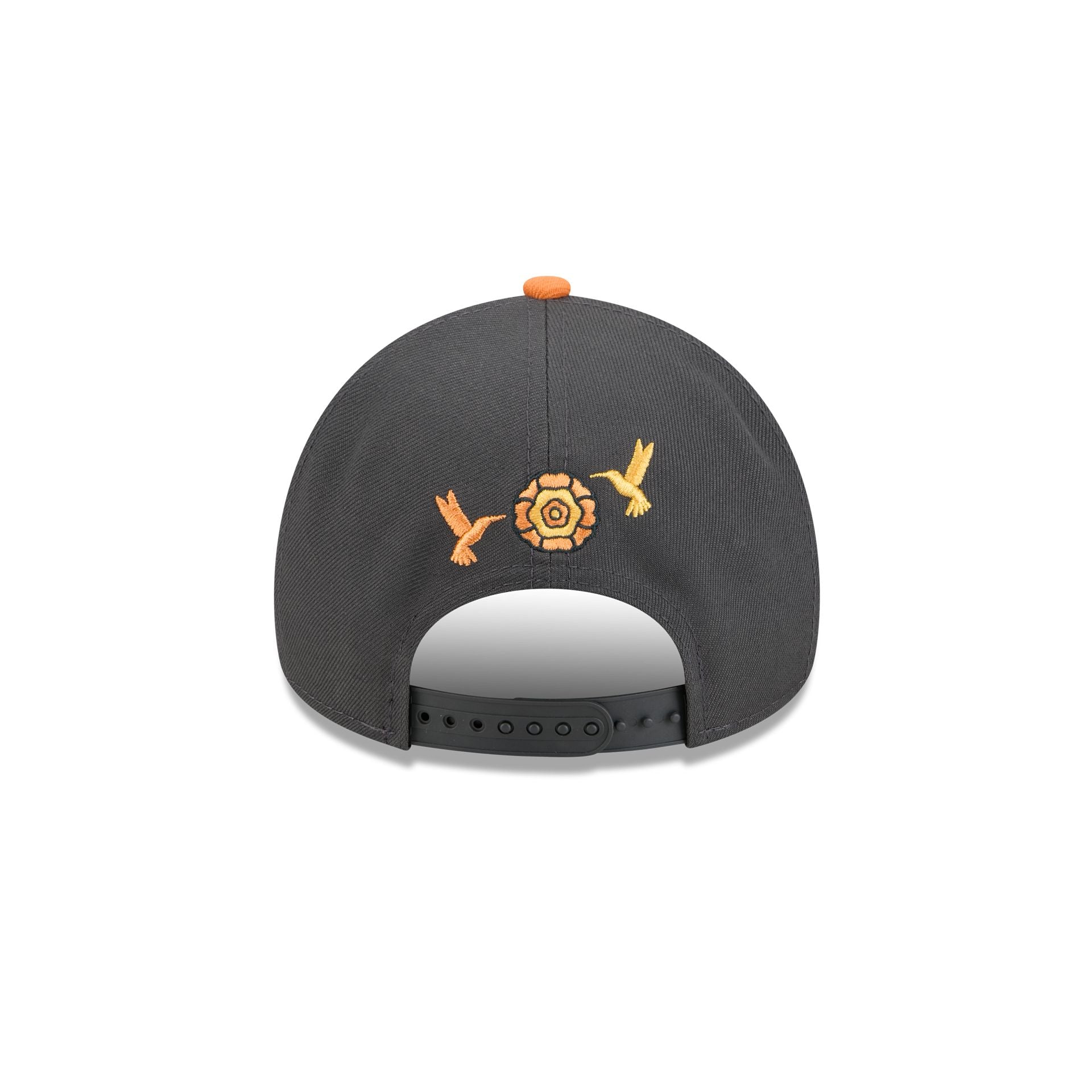 Detroit Tigers Day Of The Dead Graphite 9Forty A-Frame Snapback Hat - Image 6