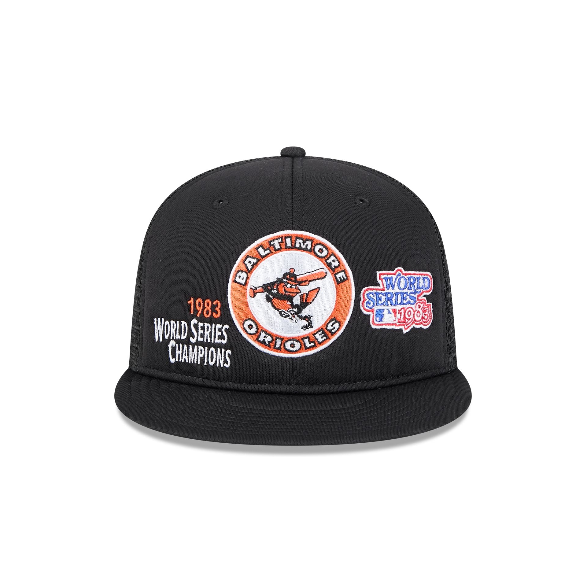 Alternative view of Baltimore Orioles Championship Pack 9Fifty Trucker Hat