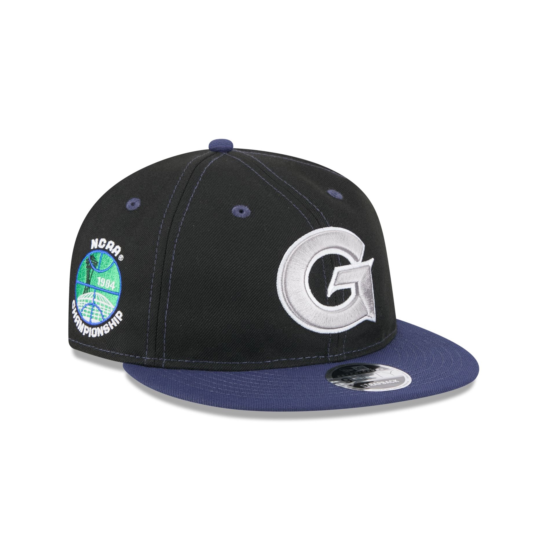 Georgetown Hoyas Tournament Side Patch Retro Crown 9Fifty Strapback Hat