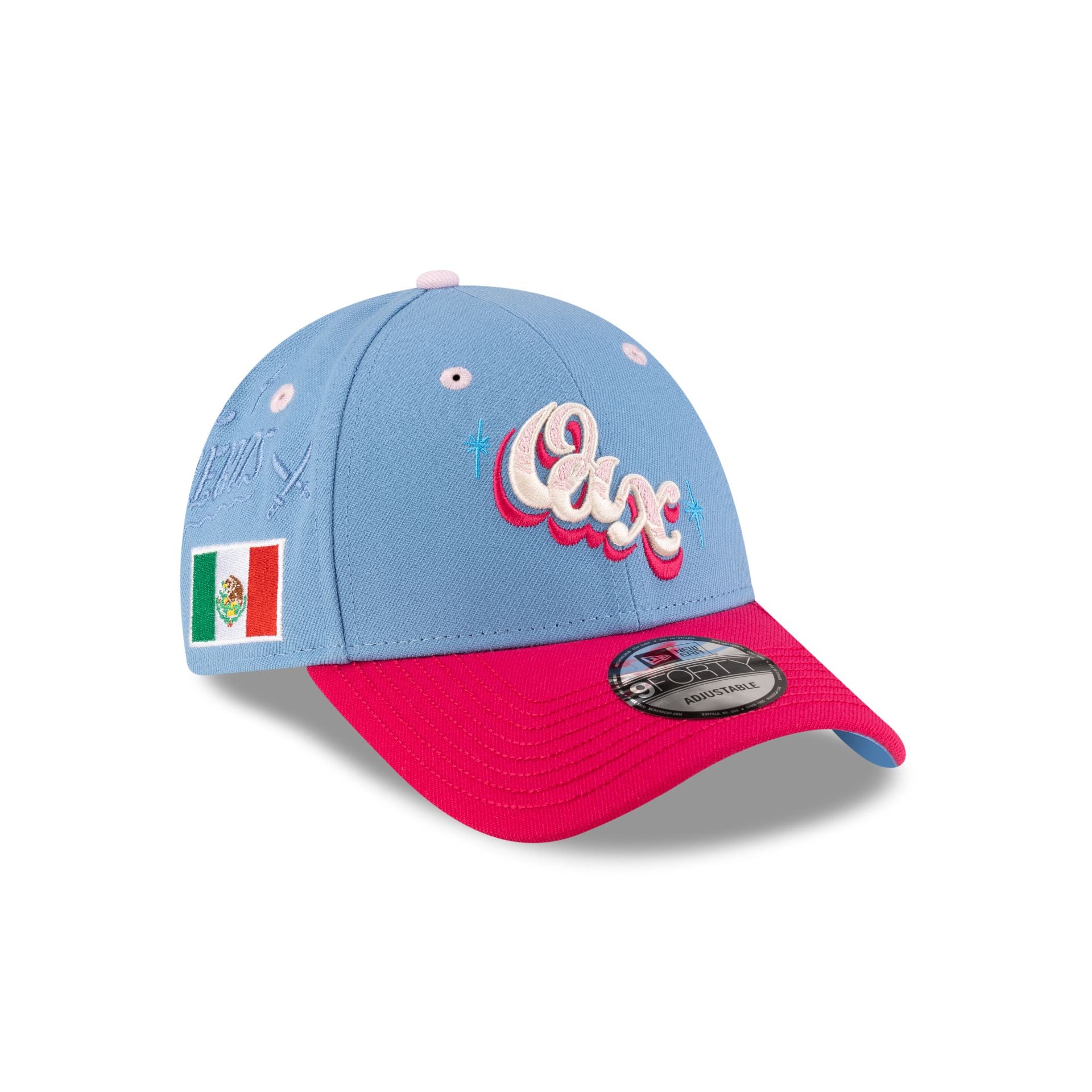 Guerreros De Oaxaca Lmb 100Th Anniversary Alt Blue 9Forty Snapback Hat