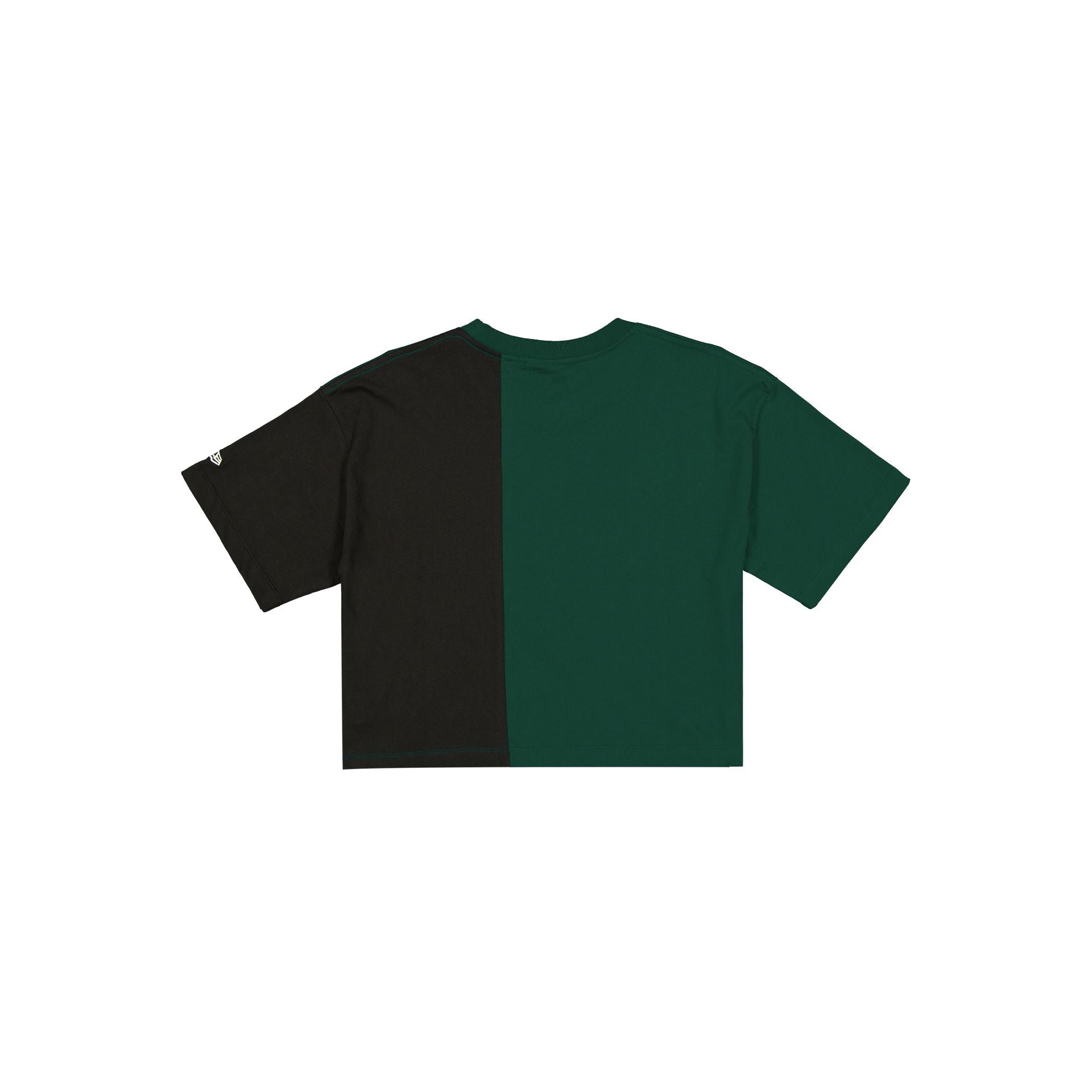Alternative view of Green Bay Packers Team Split Women's Cropped Short-Sleeve T-Shirt