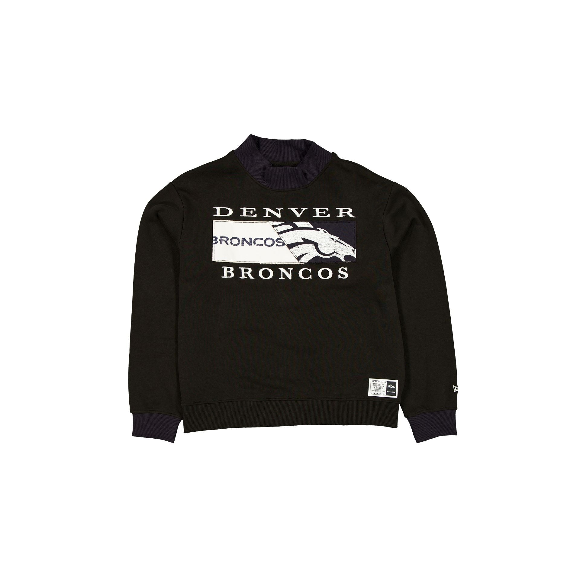 Denver Broncos Team Split Women's Mockneck