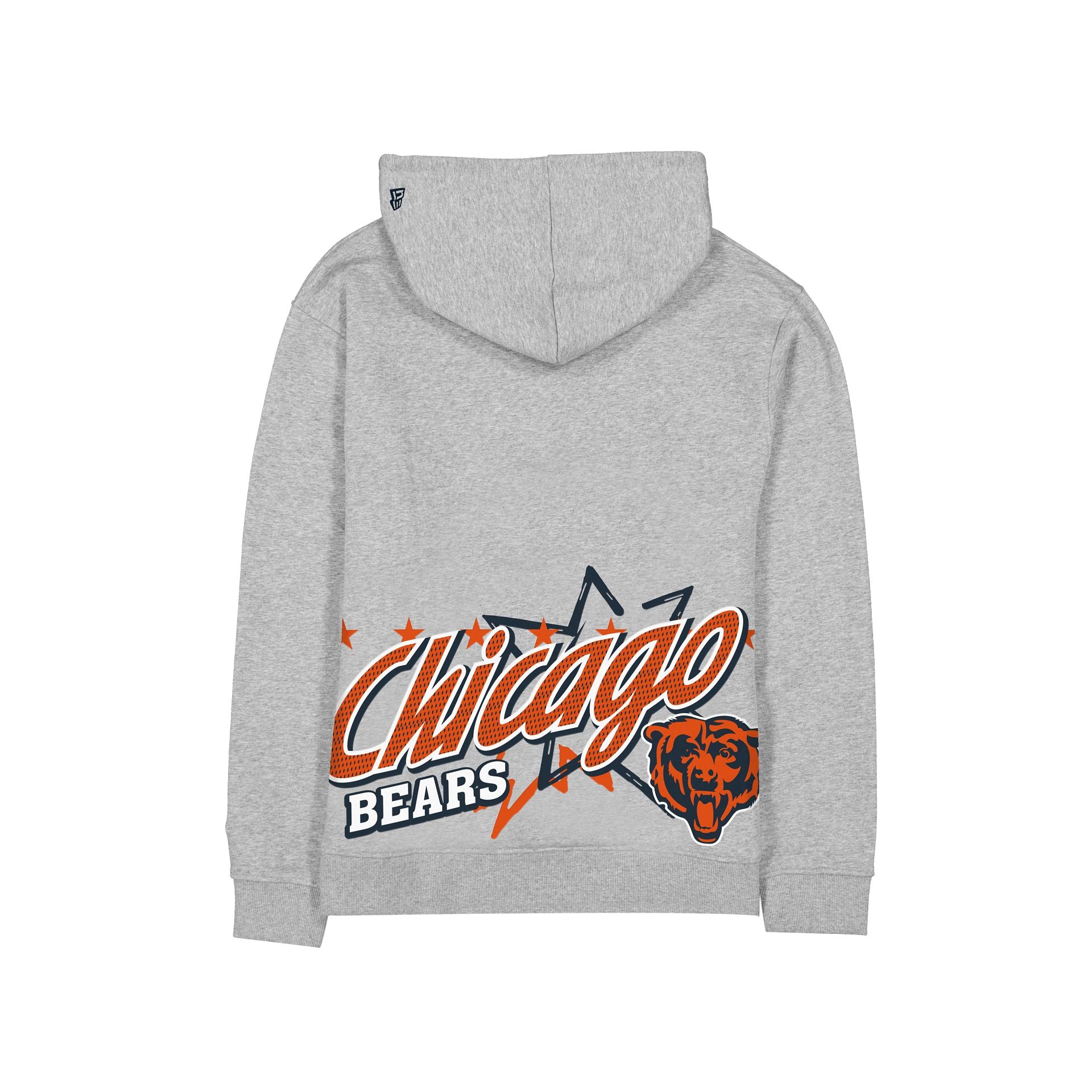 Alternative view of Chicago Bears Sport Classics Heather Gray Hoodie