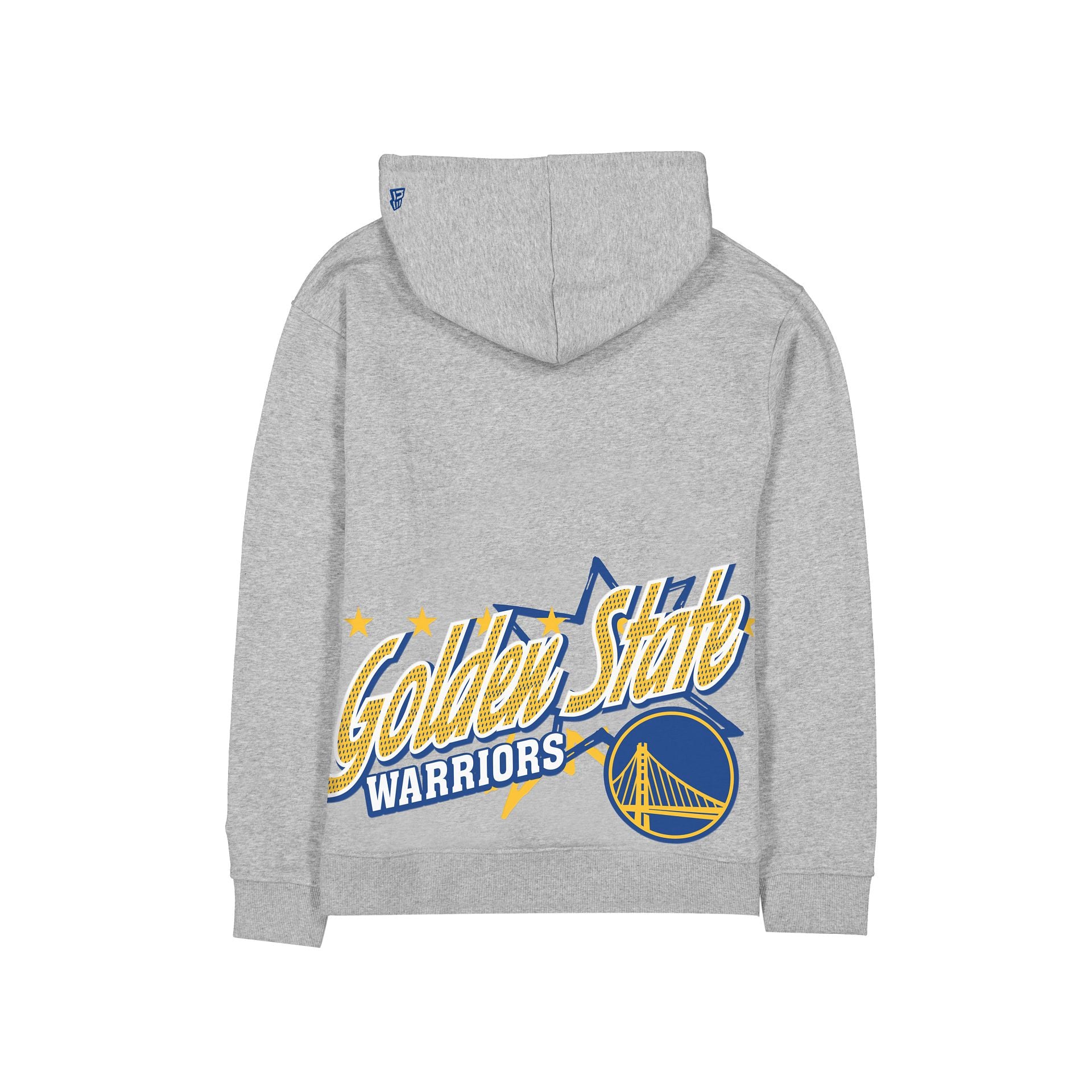 Alternative view of Golden State Warriors Sport Classics Heather Gray Hoodie