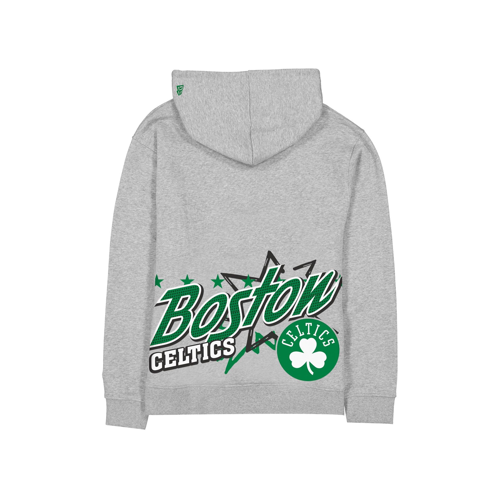 Alternative view of Boston Celtics Sport Classics Heather Gray Hoodie
