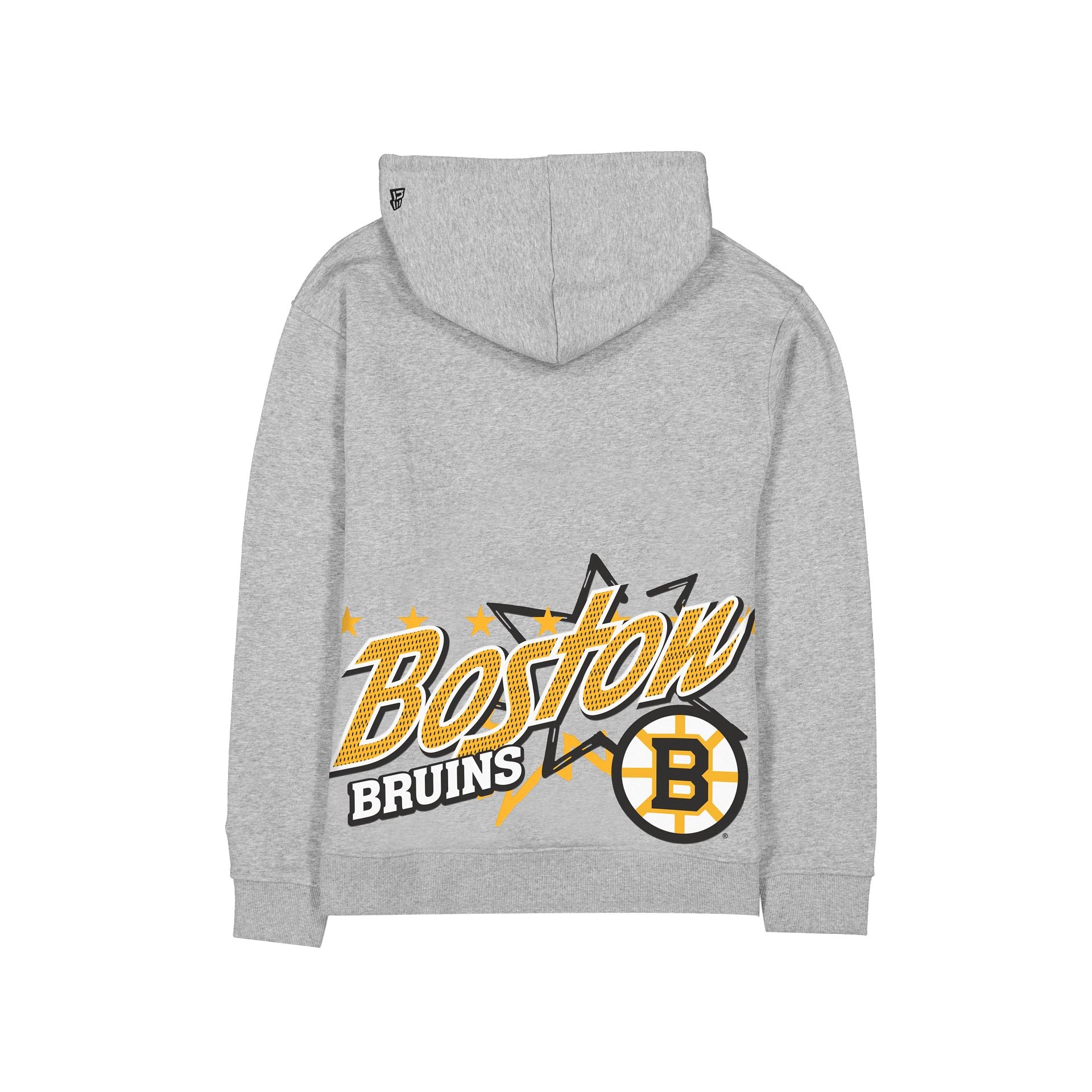 Alternative view of Boston Bruins Sport Classics Heather Gray Hoodie