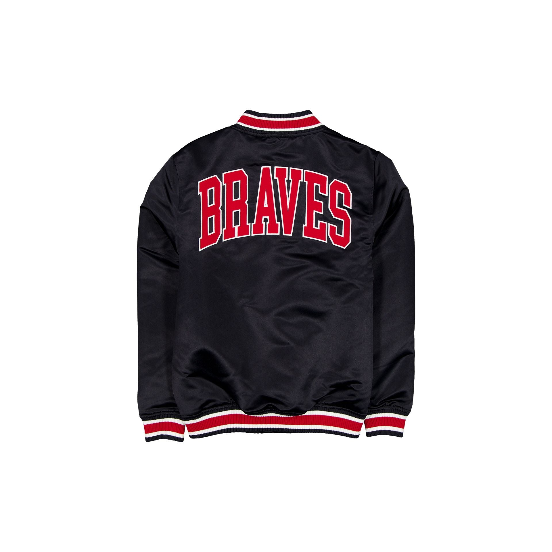 Alternative view of Atlanta Braves Sport Classics Navy Satin Jacket