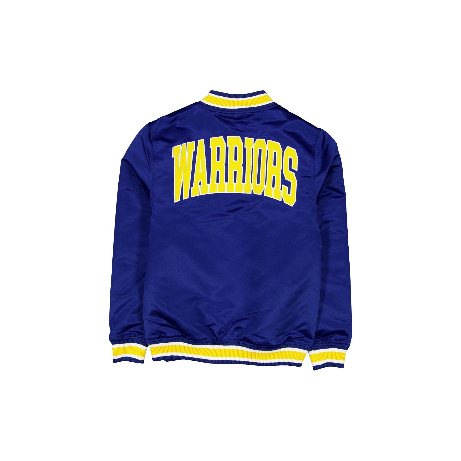 Alternative view of Golden State Warriors Sport Classics Blue Satin Jacket