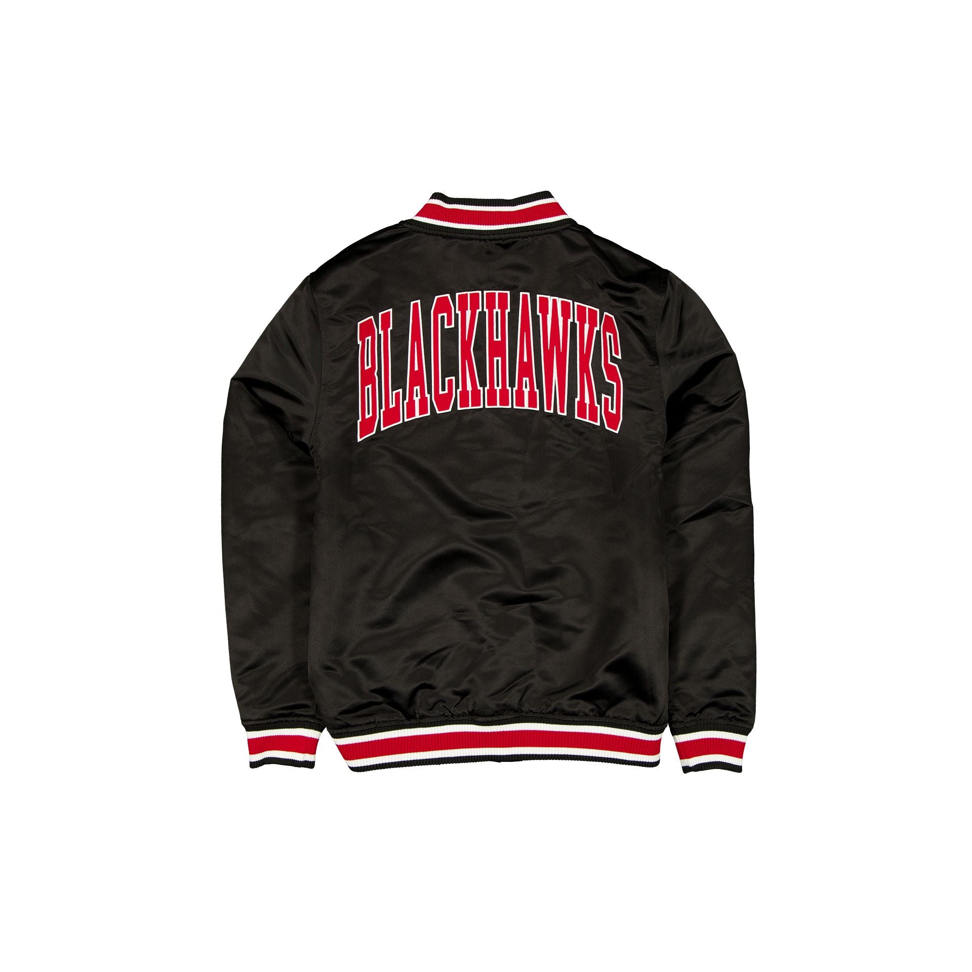 Alternative view of Chicago Blackhawks Sport Classics Black Satin Jacket