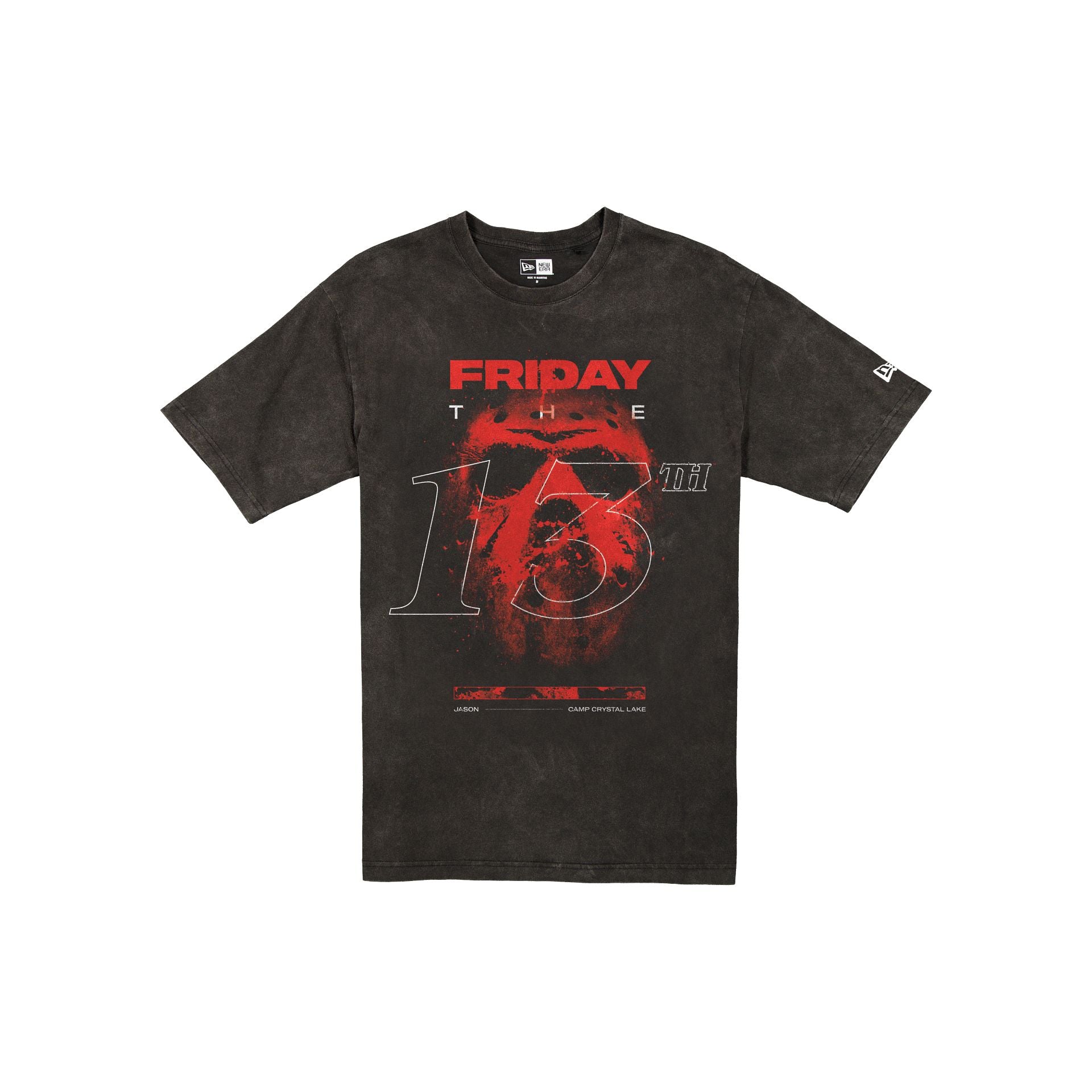 Friday The 13Th Washed Black T-Shirt