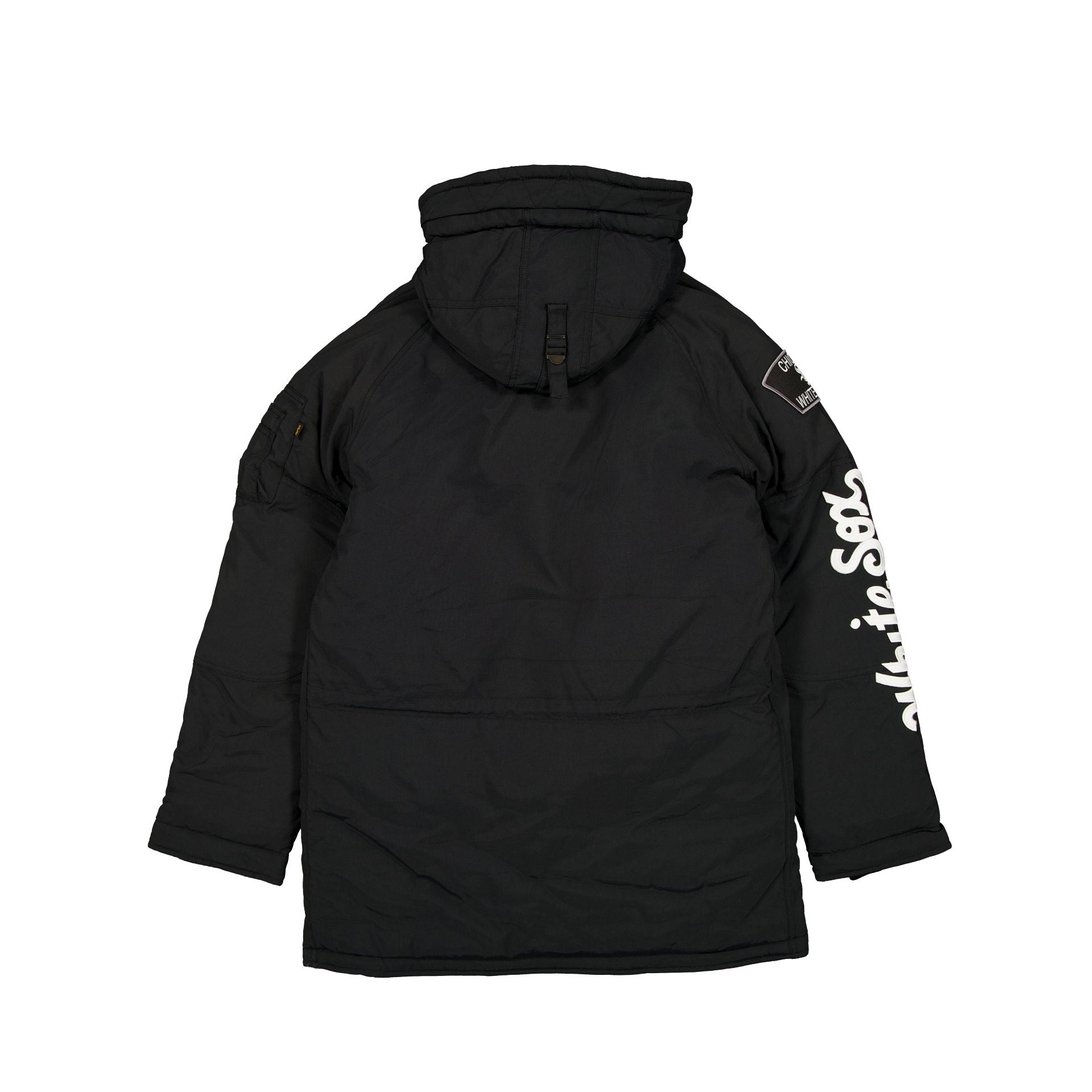 Alternative view of Alpha Industries X Chicago White Sox Black N-3B Parka Jacket