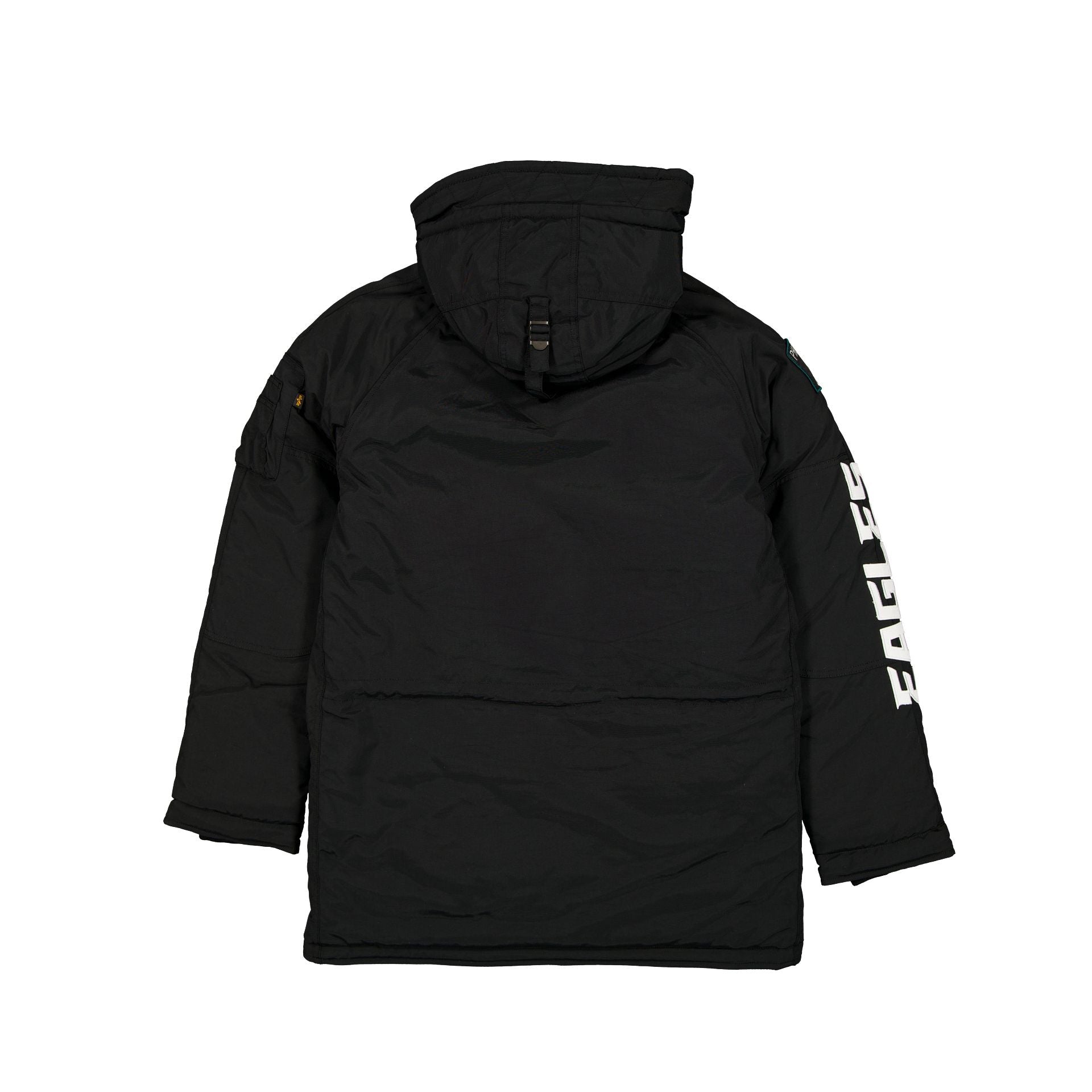 Alternative view of Alpha Industries X Philadelphia Eagles Black N-3B Parka Jacket