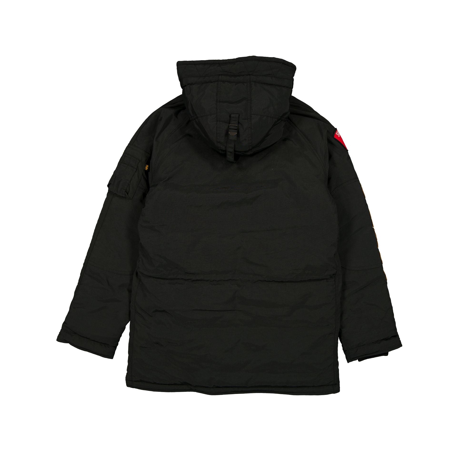 Alternative view of Alpha Industries X San Francisco 49Ers Black N-3B Parka Jacket