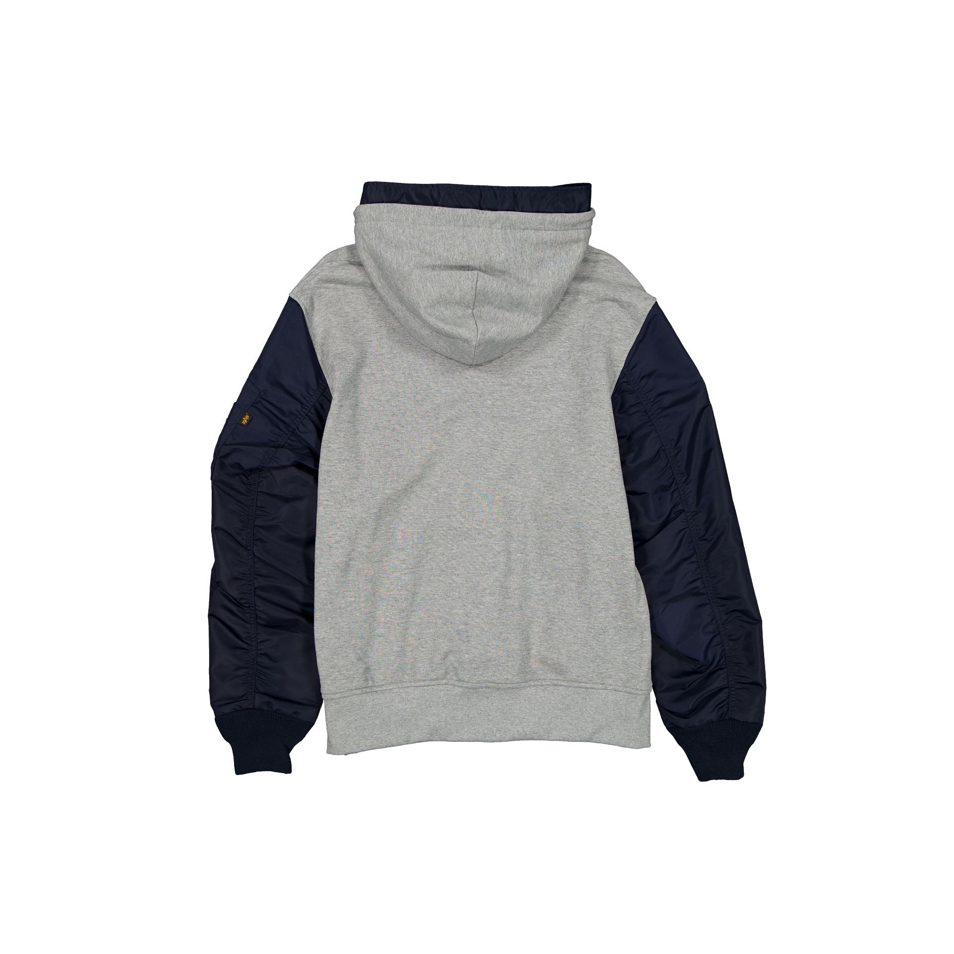Alternative view of Alpha Industries X Boston Red Sox Gray Ma-1 Full Zip Fleece Jacket
