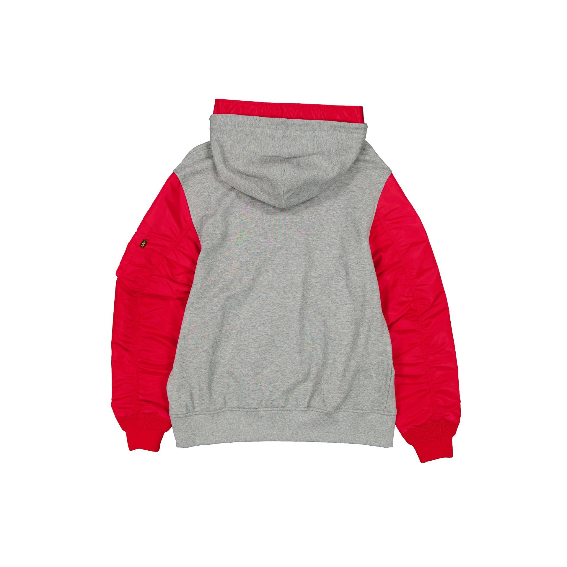 Alternative view of Alpha Industries X San Francisco 49Ers Gray Ma-1 Full Zip Fleece Jacket
