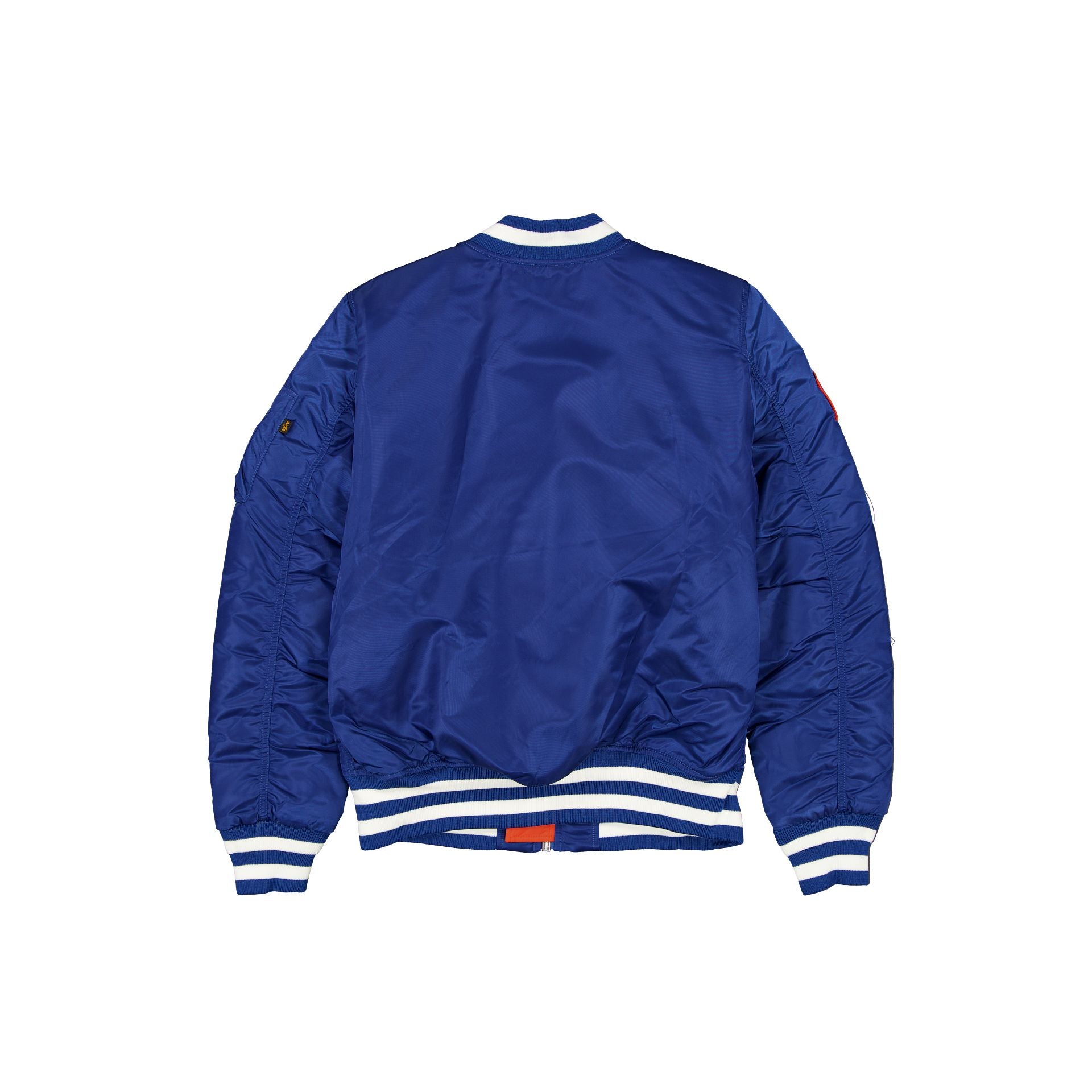 Alternative view of Alpha Industries X New York Mets Blue Ma-1 Bomber Jacket