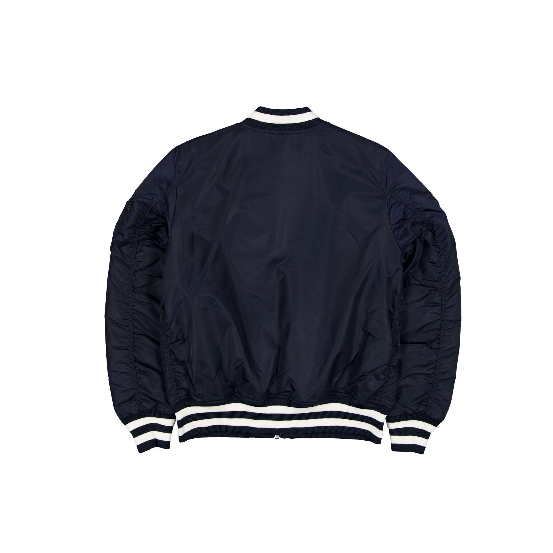 Alternative view of Alpha Industries X Atlanta Braves Navy Ma-1 Bomber Jacket