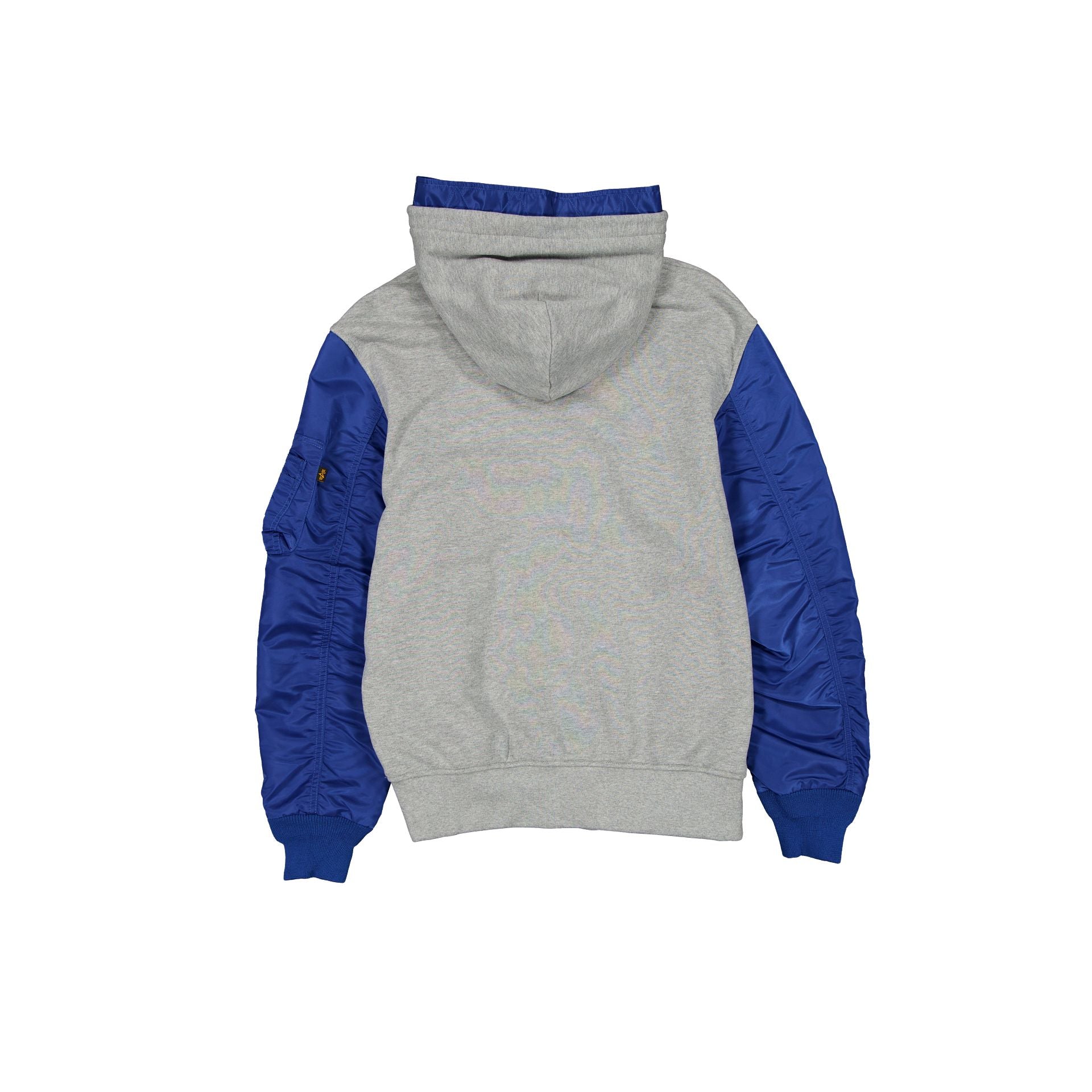 Alternative view of Alpha Industries X Brooklyn Dodgers Cooperstown Gray Ma-1 Full Zip Fleece Jacket