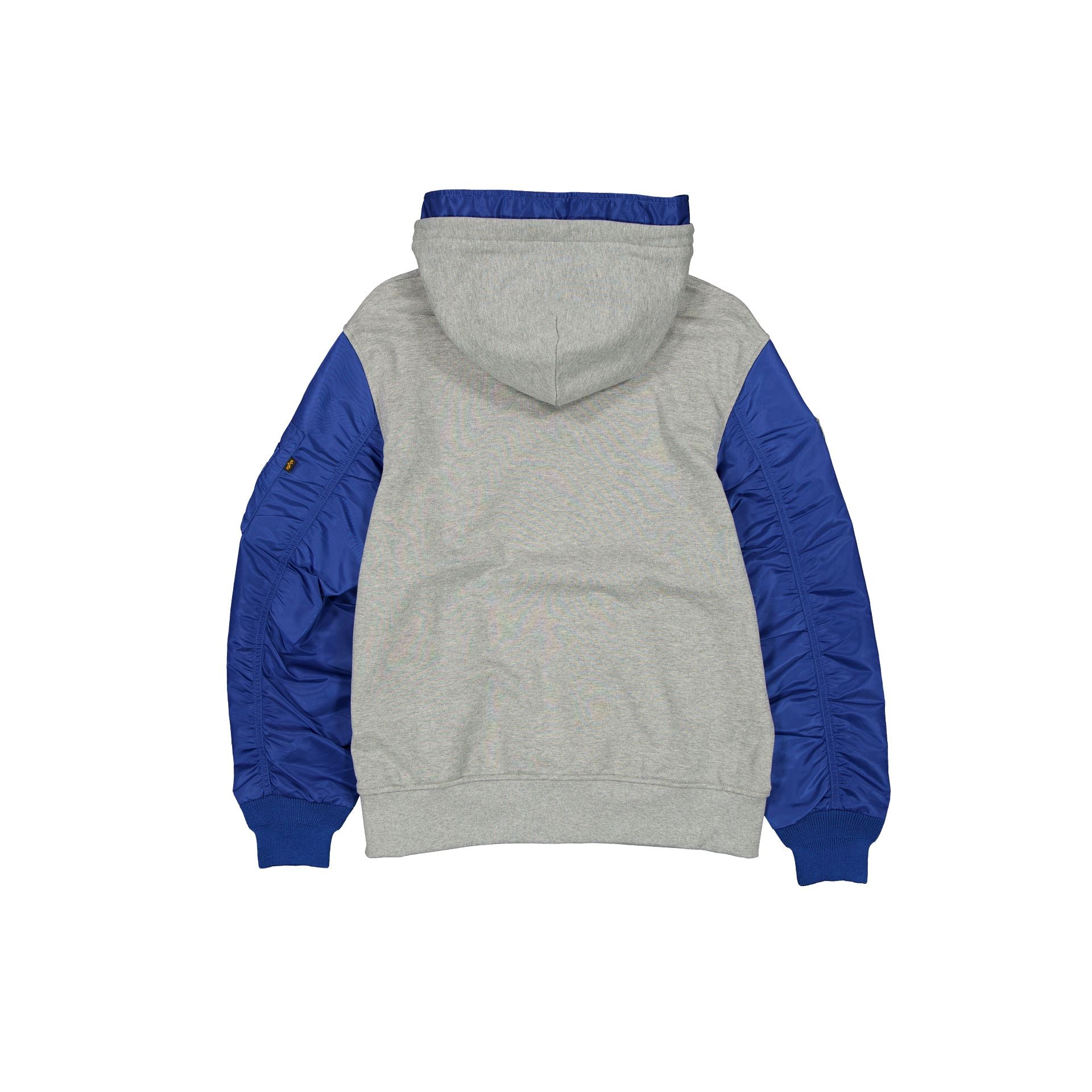Alternative view of Alpha Industries X Buffalo Bills Gray Ma-1 Full Zip Fleece Jacket