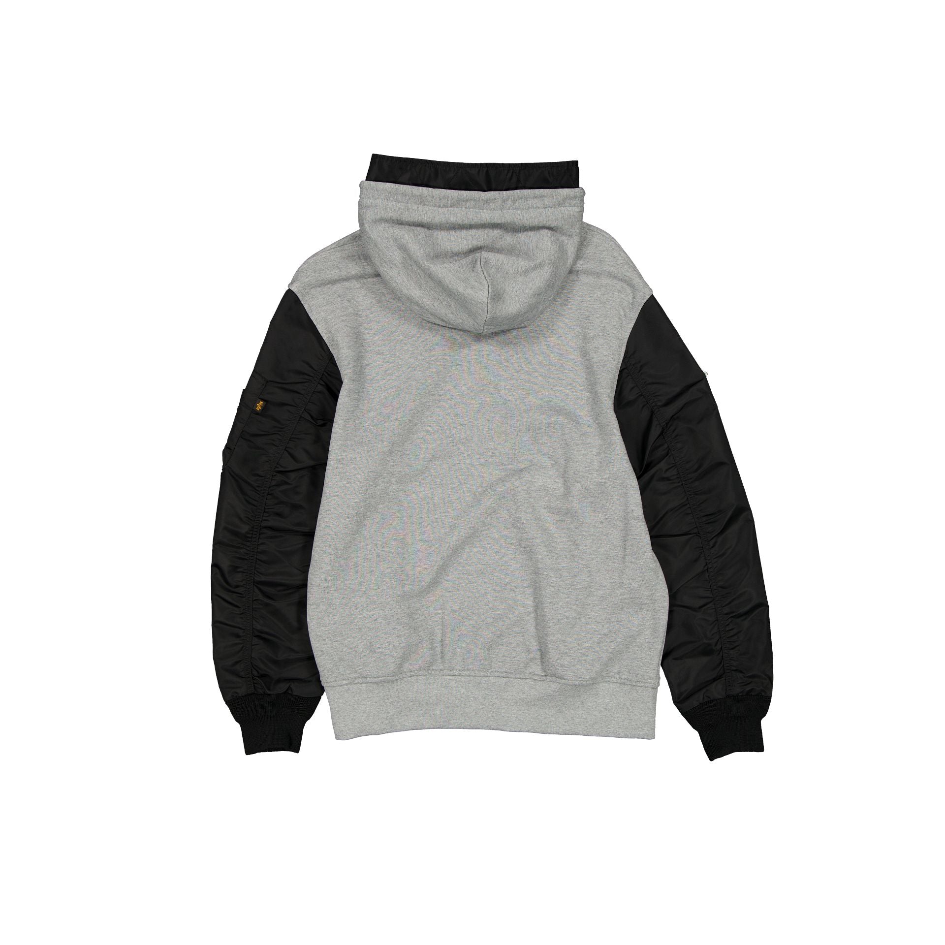 Alternative view of Alpha Industries X Pittsburgh Steelers Gray Ma-1 Full Zip Fleece Jacket