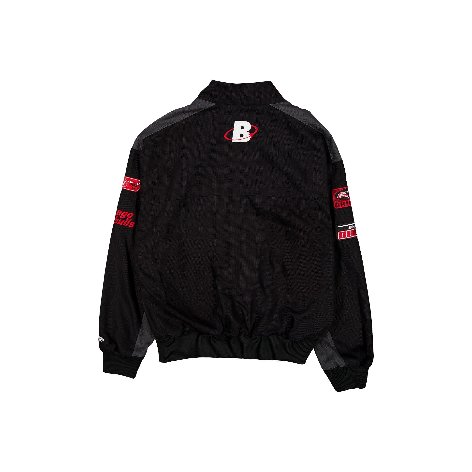 Alternative view of Chicago Bulls Black Motorsports Jacket