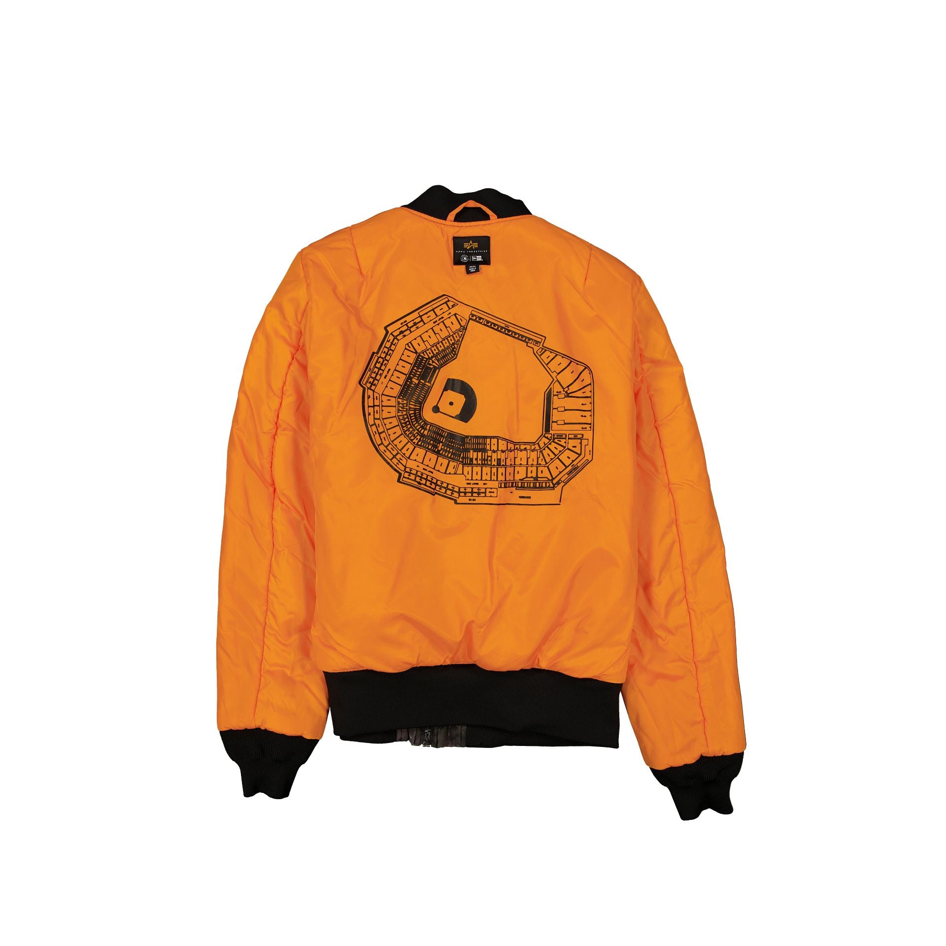 Alternative view of Alpha Industries X Boston Red Sox Black Camo Ma-1 Bomber Jacket