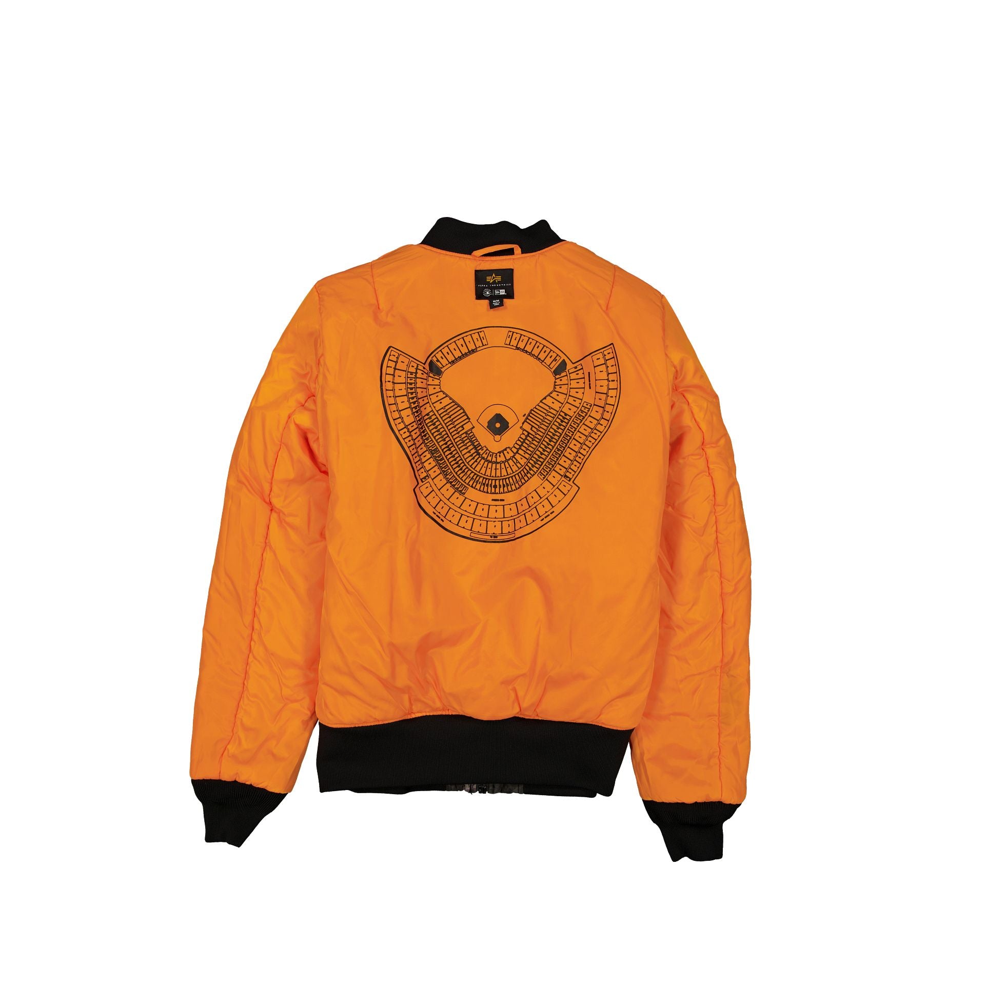 Alternative view of Alpha Industries X Los Angeles Dodgers Black Camo Ma-1 Bomber Jacket