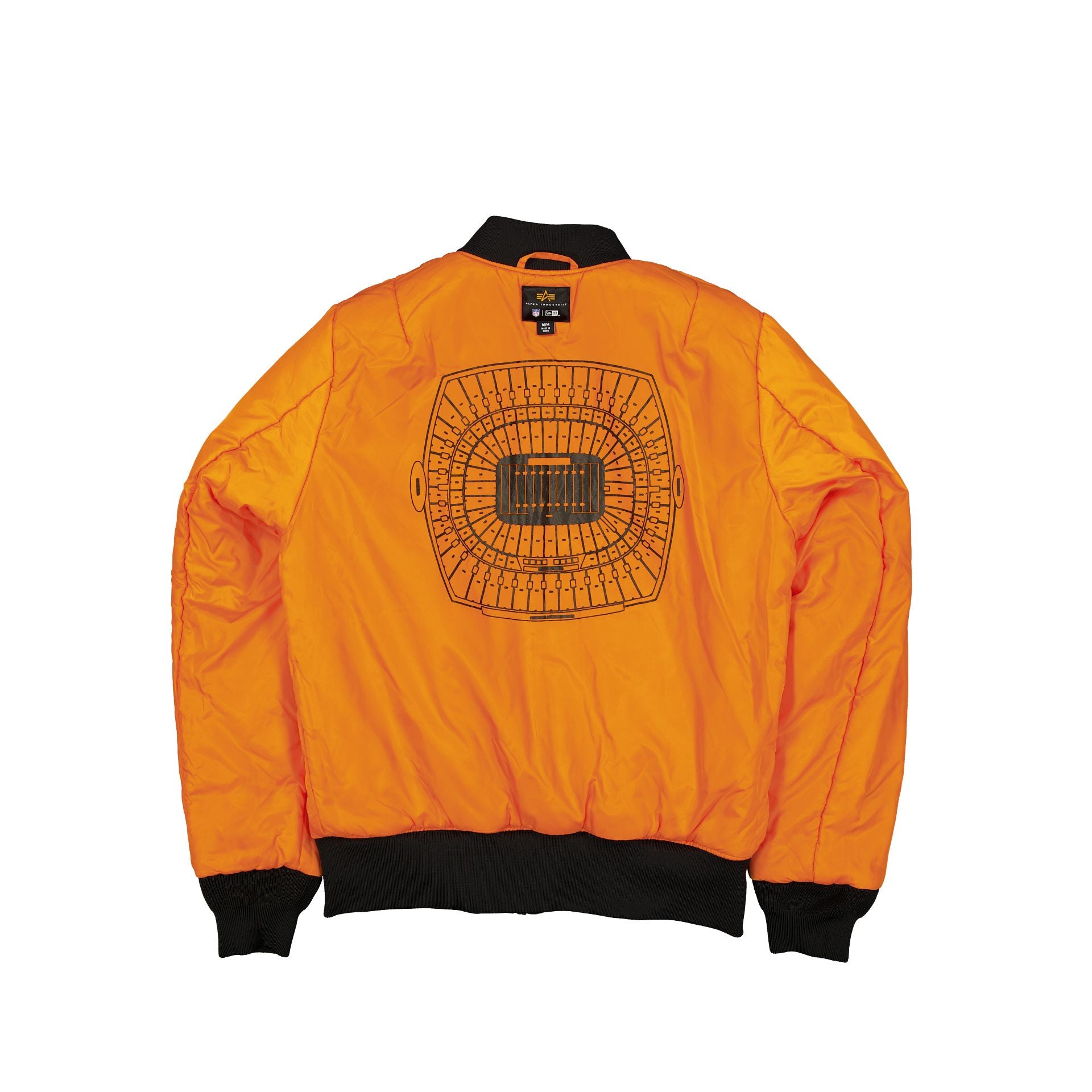 Alternative view of Alpha Industries X Kansas City Chiefs Black Camo Ma-1 Bomber Jacket
