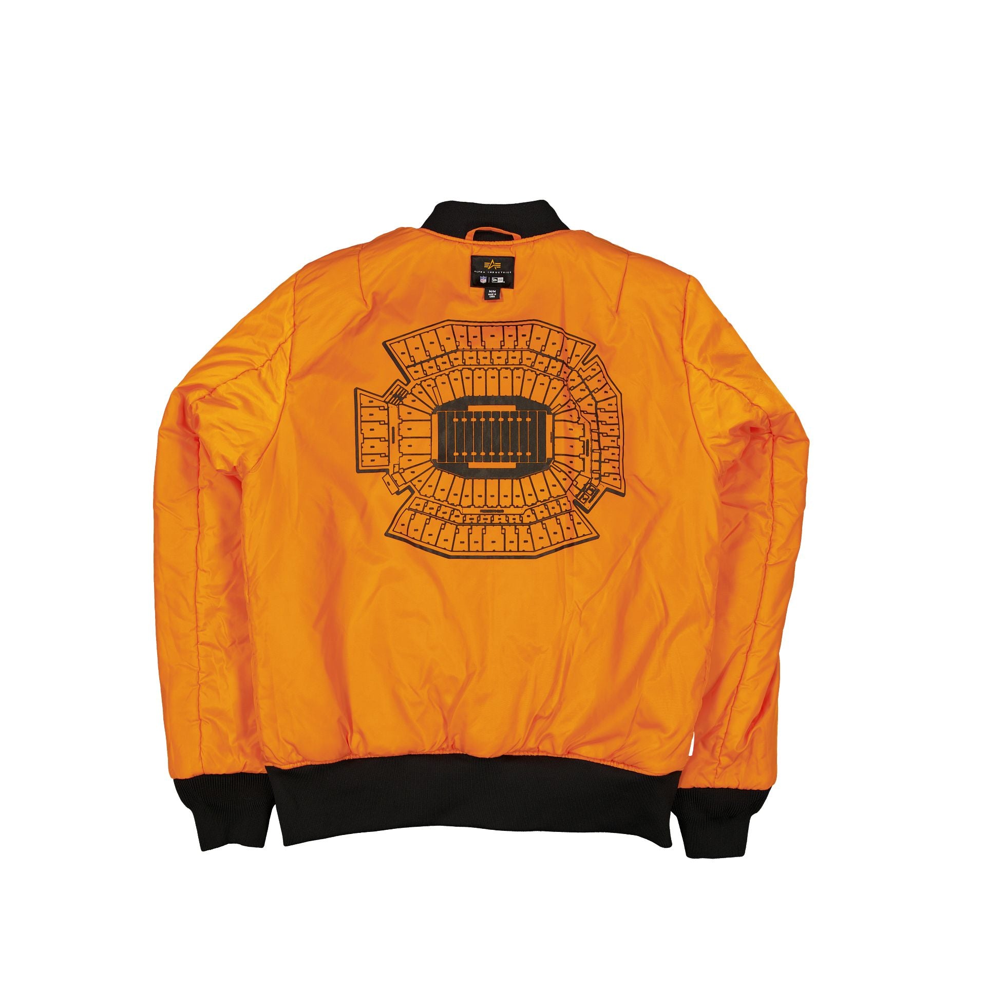 Alternative view of Alpha Industries X Philadelphia Eagles Black Camo Ma-1 Bomber Jacket