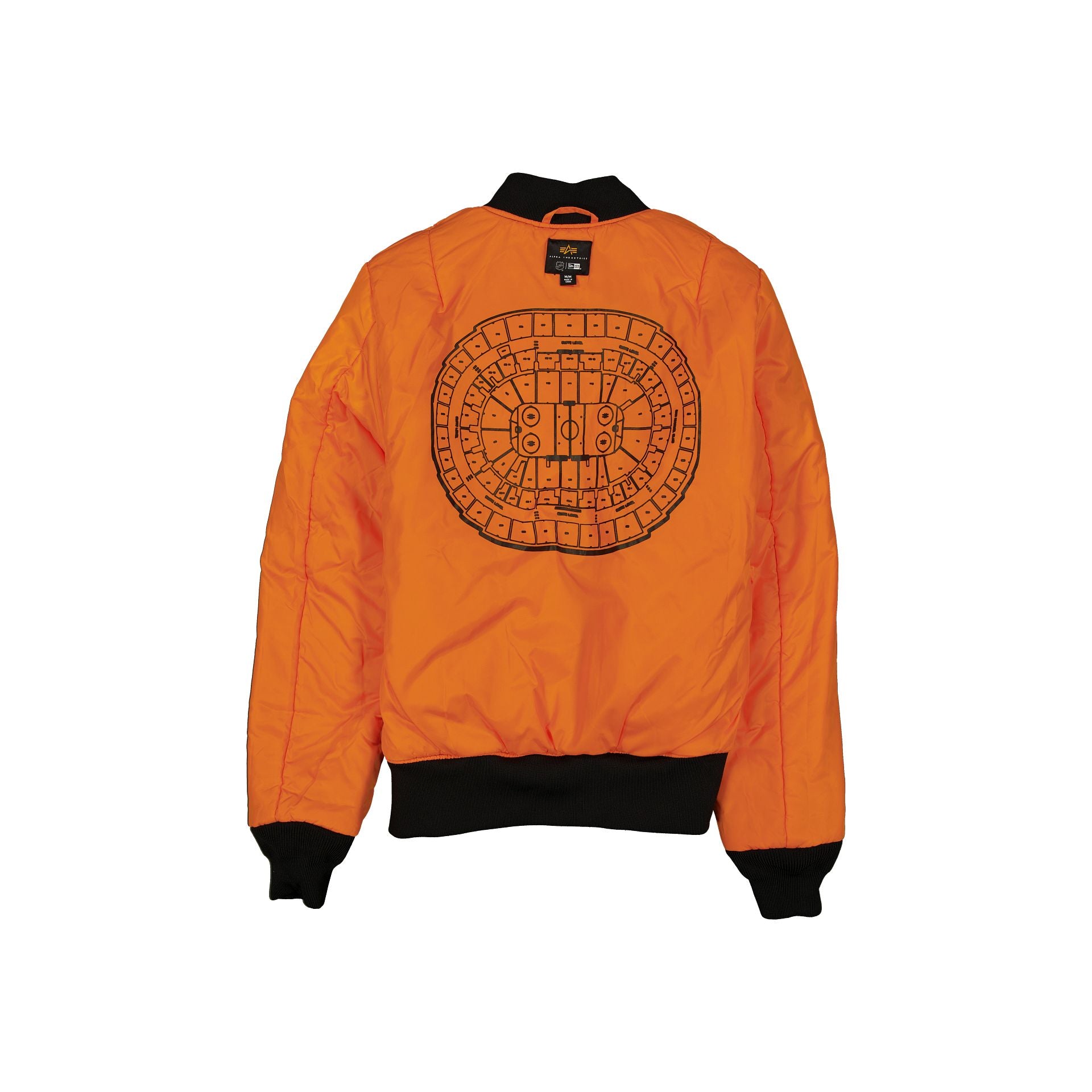 Alternative view of Alpha Industries X Los Angeles Kings Black Camo Ma-1 Bomber Jacket