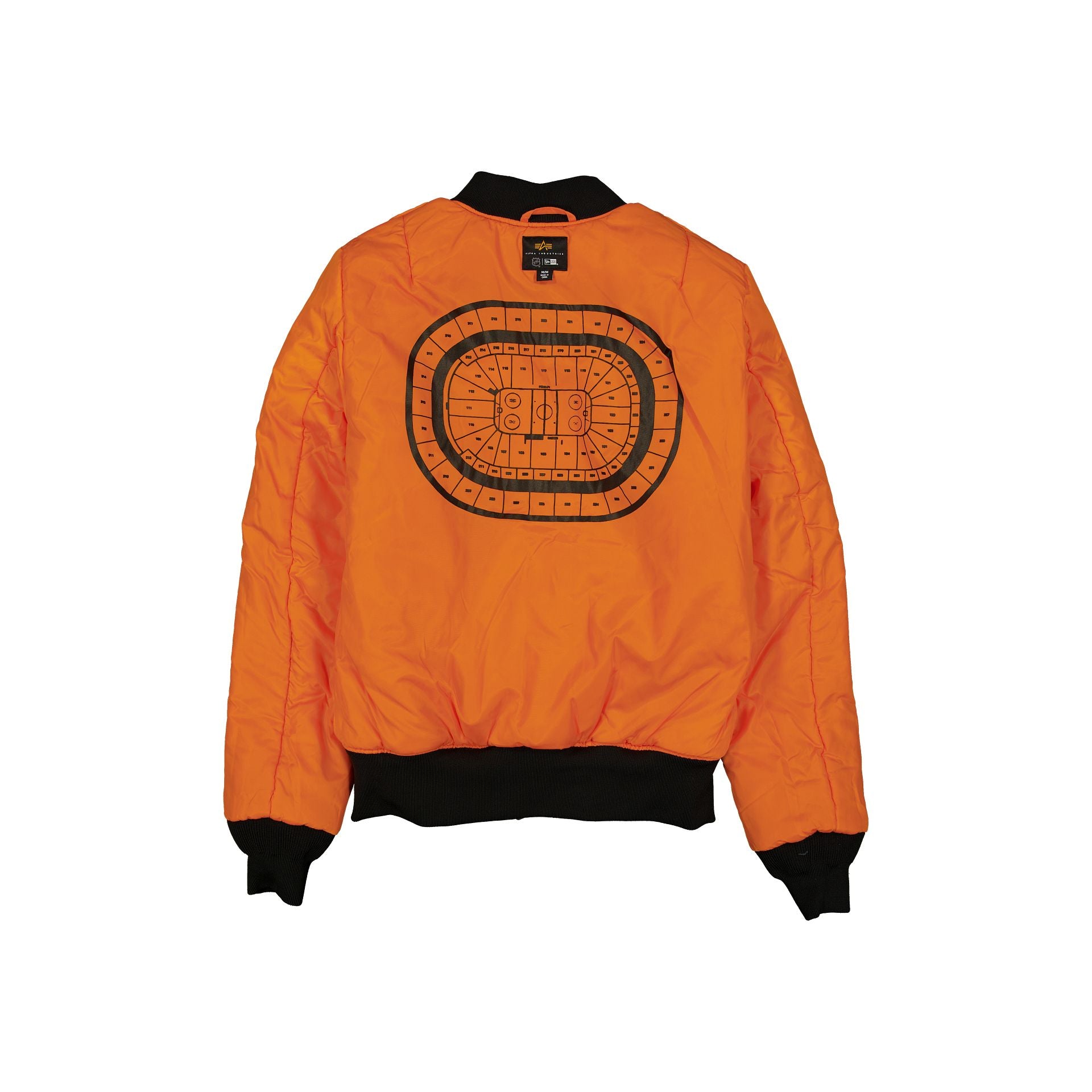 Alternative view of Alpha Industries X Buffalo Sabres Black Camo Ma-1 Bomber Jacket