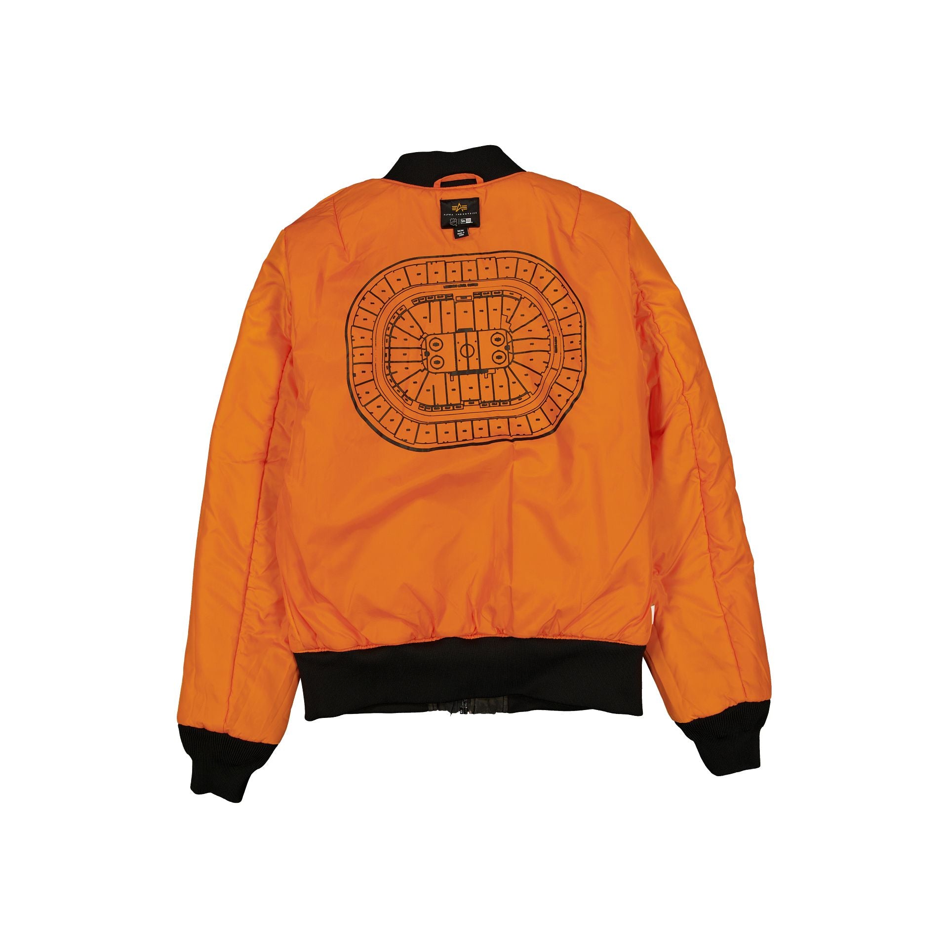 Alternative view of Alpha Industries X Pittsburgh Penguins Black Camo Ma-1 Bomber Jacket