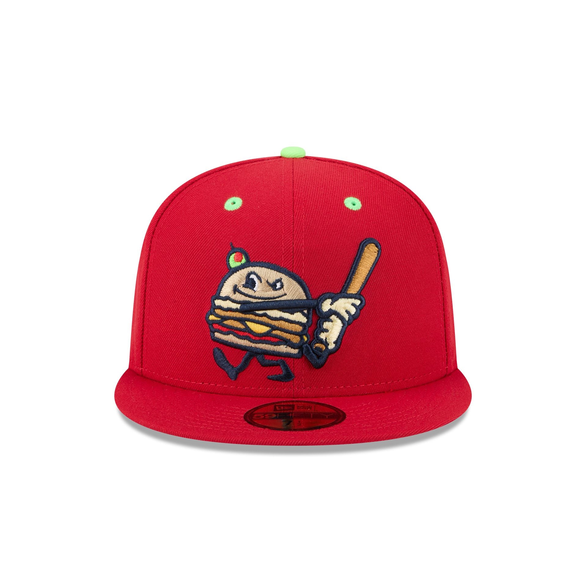 Alternative view of Akron Rubberducks Theme Night Red 59Fifty Fitted Hat