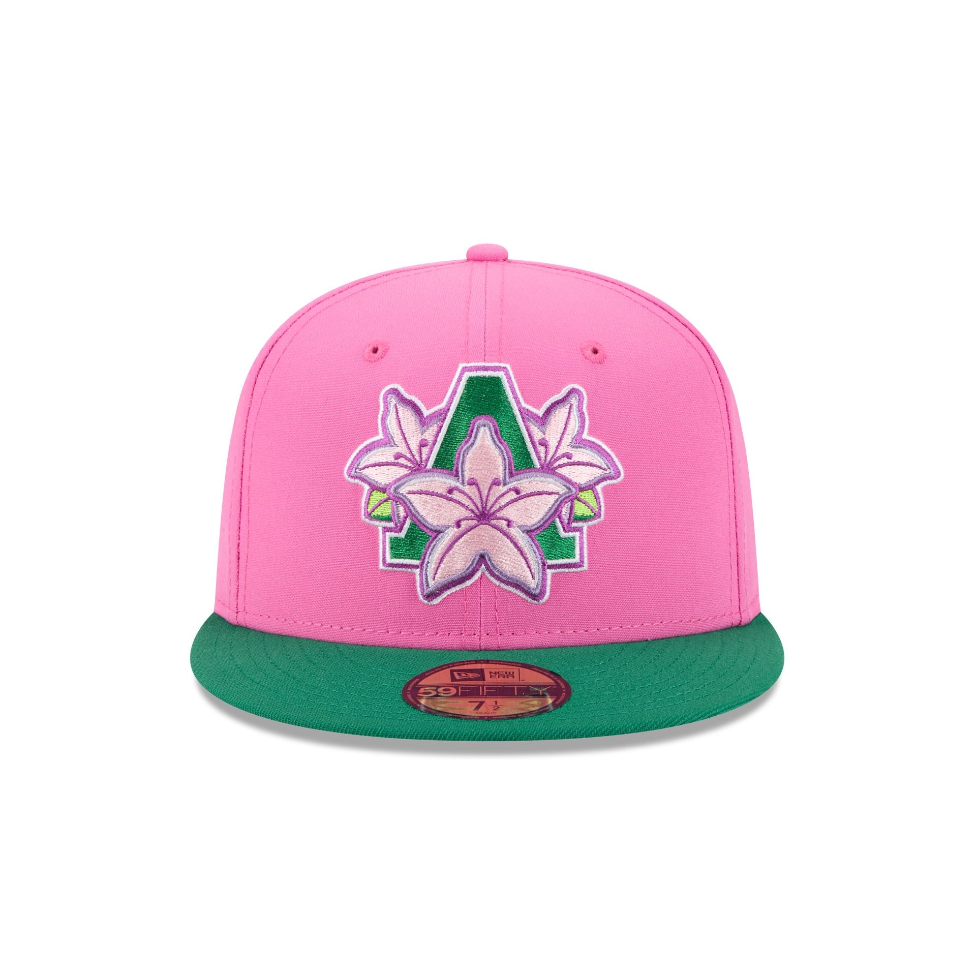 Alternative view of Augusta Greenjackets Theme Night Pink 59Fifty Fitted Hat