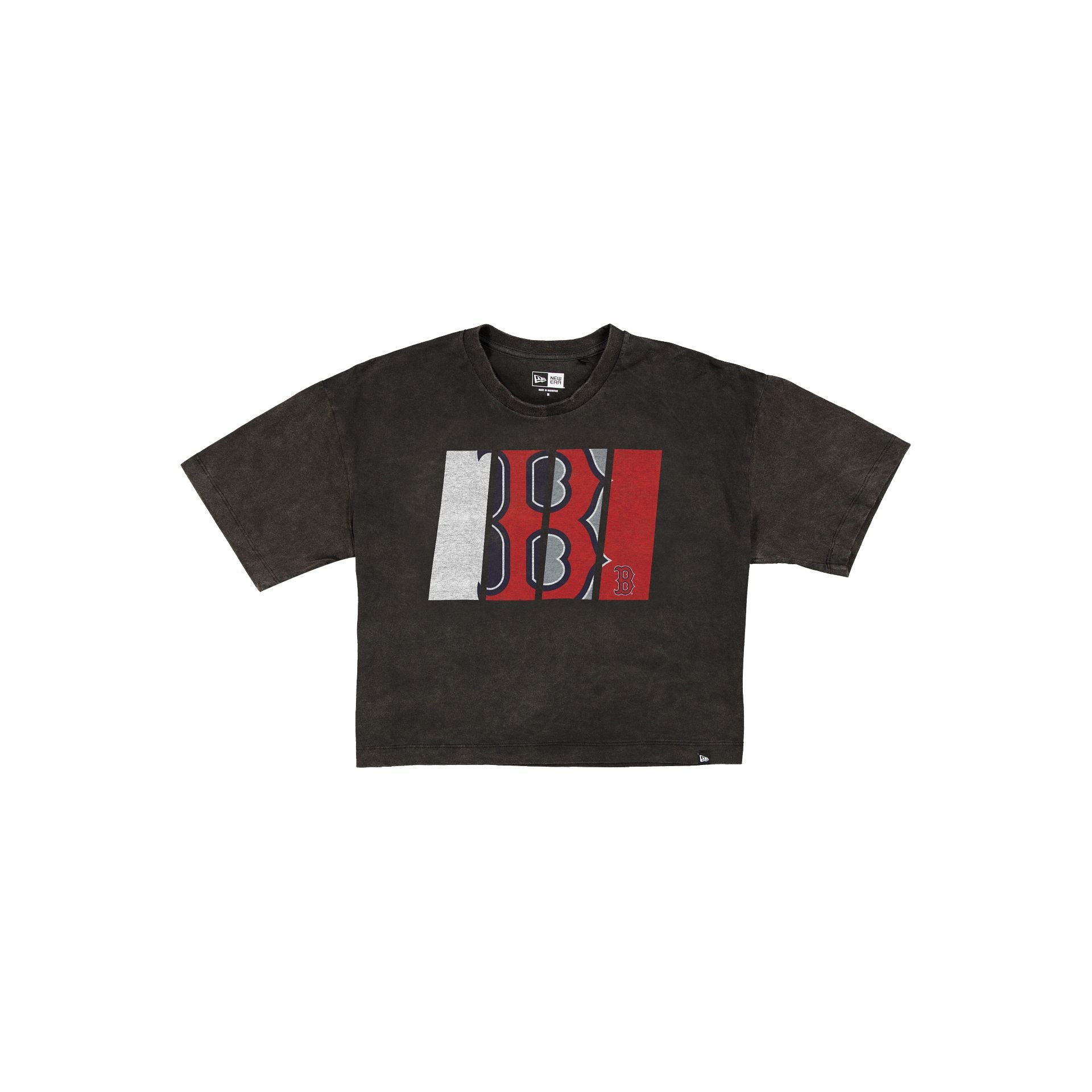 Boston Red Sox Sport Night Black Cropped Women's T-Shirt