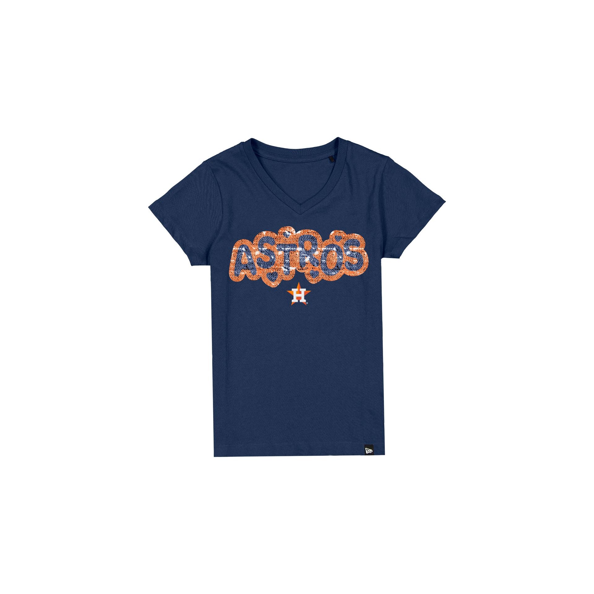 Alternative view of Houston Astros Flip Sequin Girls T-Shirt