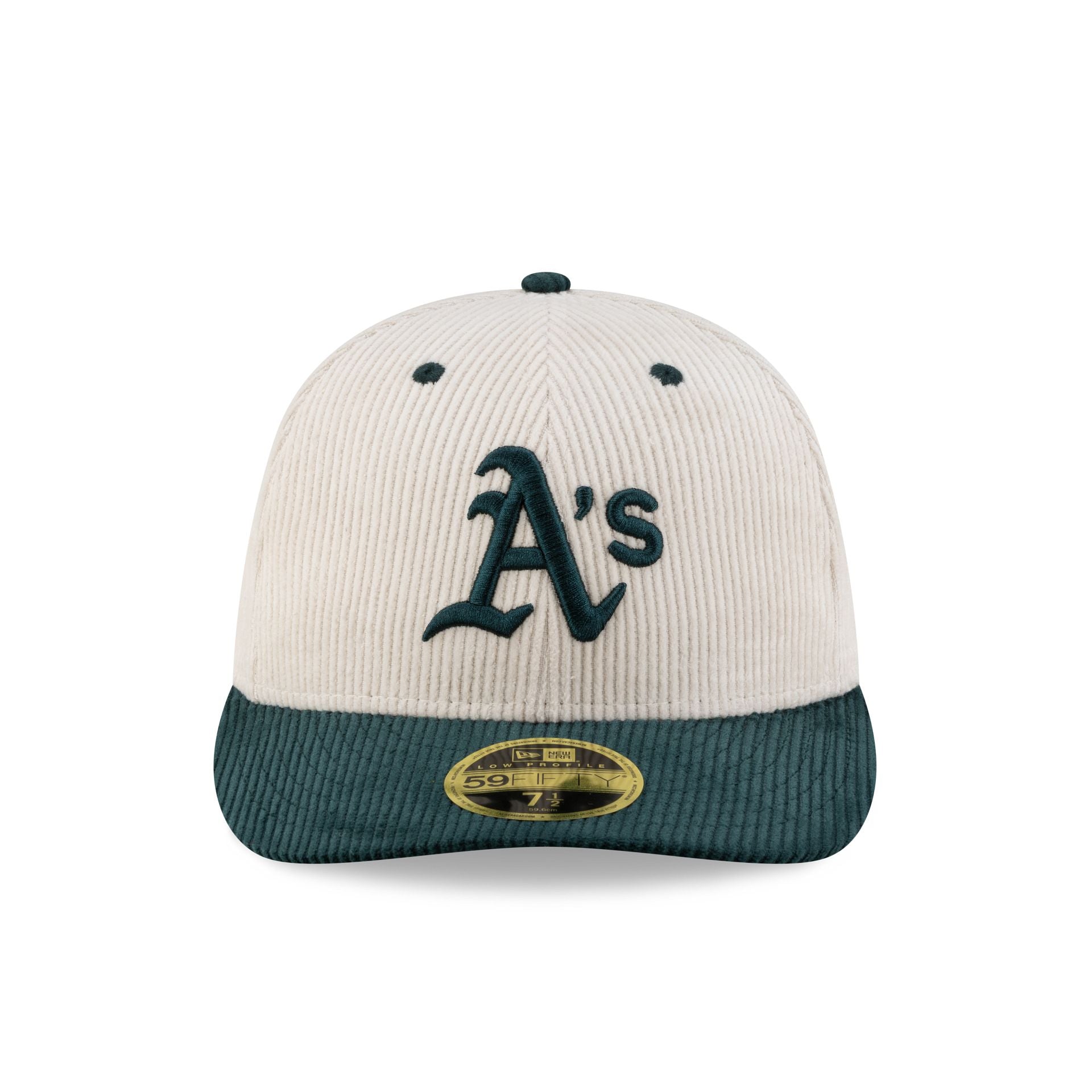 Alternative view of Athletics Cord Cream Low Profile 59Fifty Fitted Hat