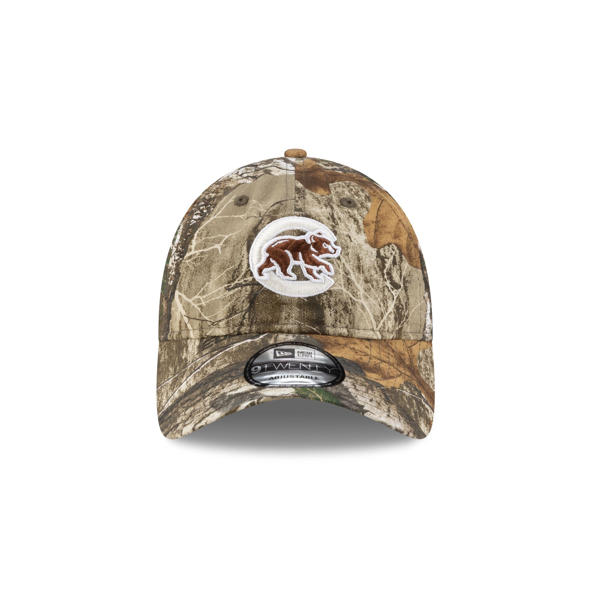 Alternative view of Chicago Cubs Washed Realtree 9Twenty Adjustable Hat